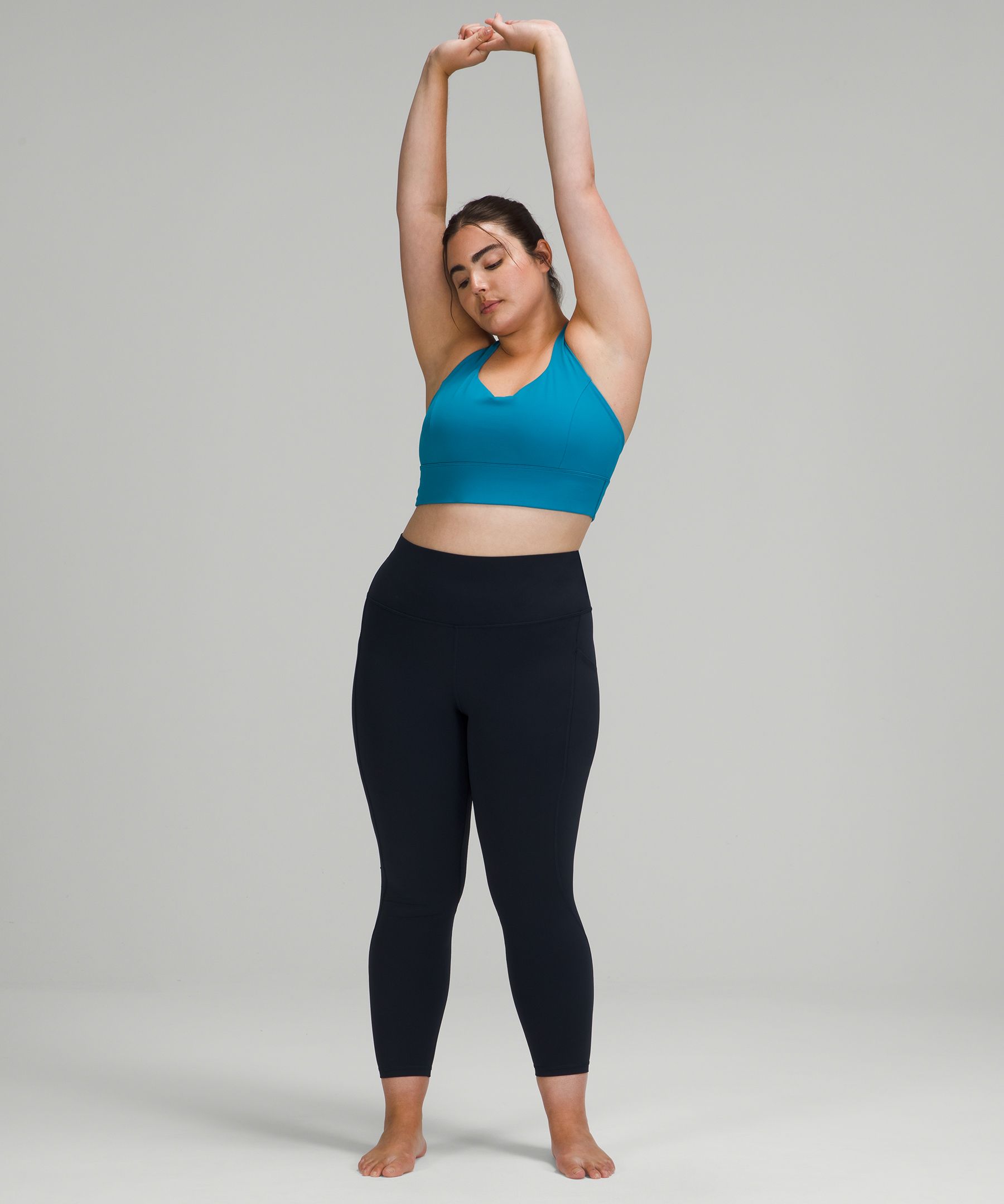 Black Lululemon Leggings with Side Pockets - The Revury