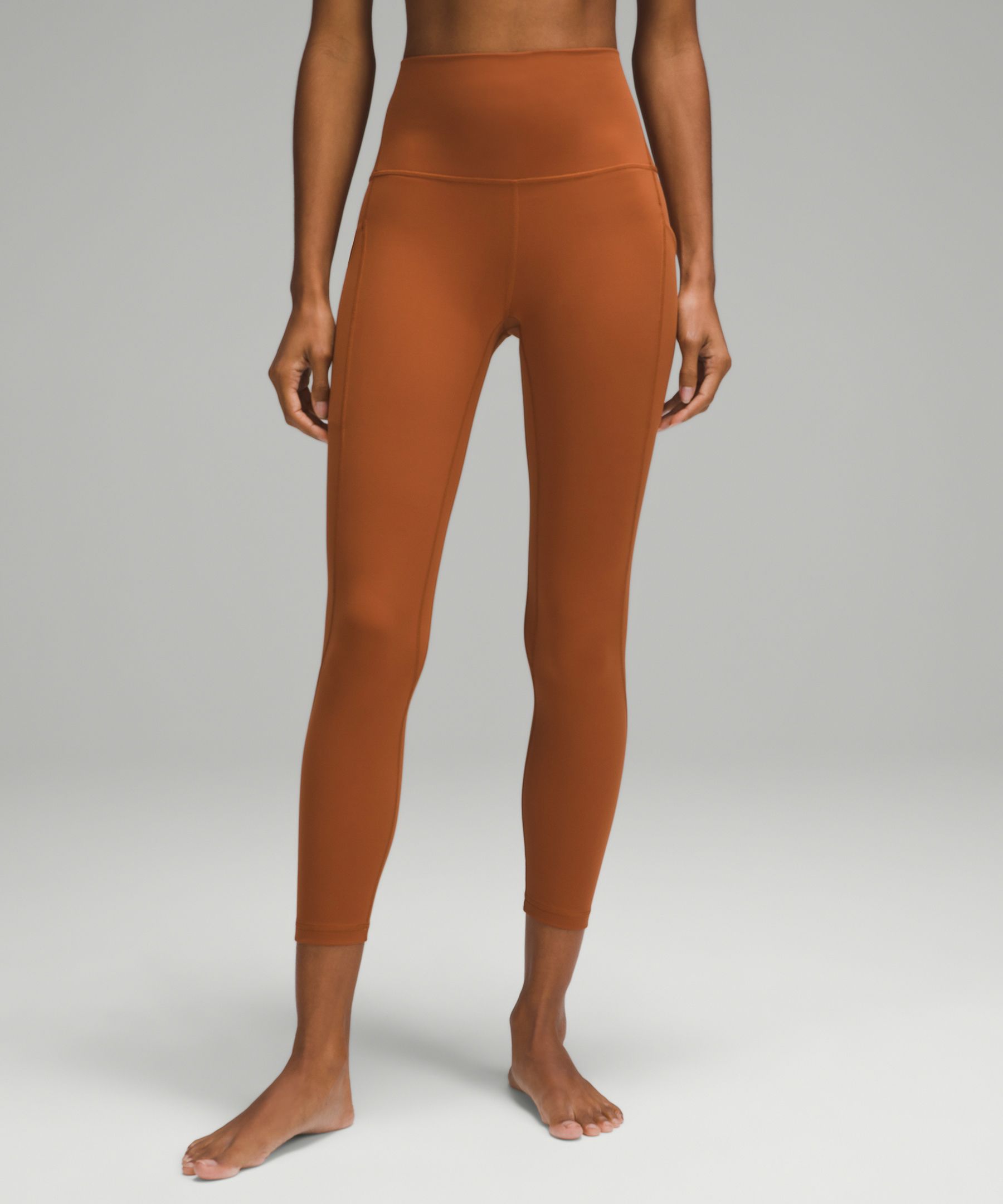 Lululemon Instill leggings in color Terra Orange!