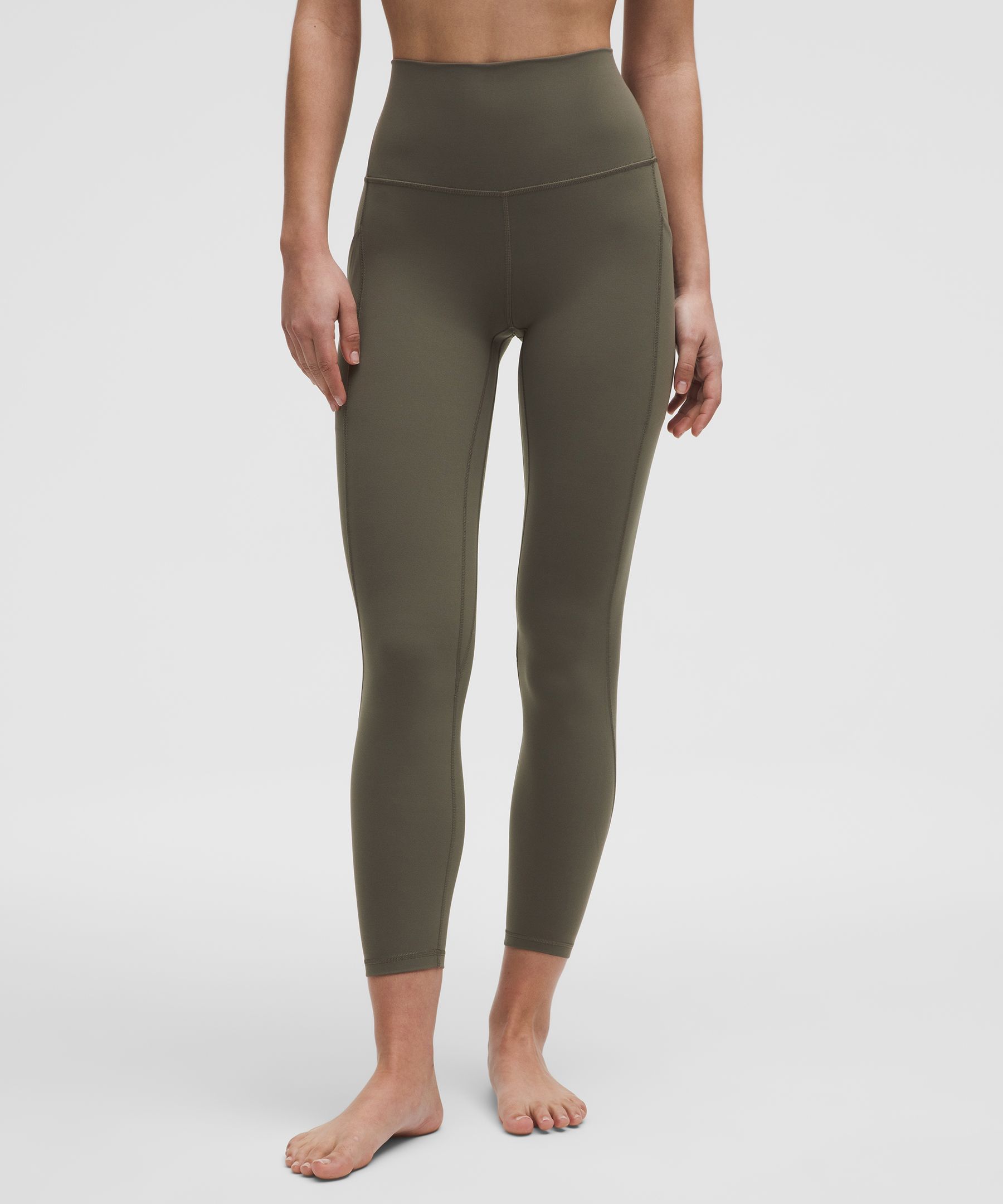 lululemon Align™ High-Rise Pant with Pockets 25" - Green,Olive