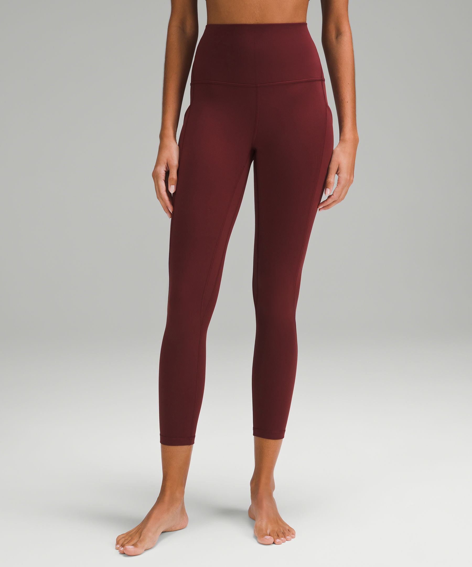 Maroon 2025 lululemon leggings