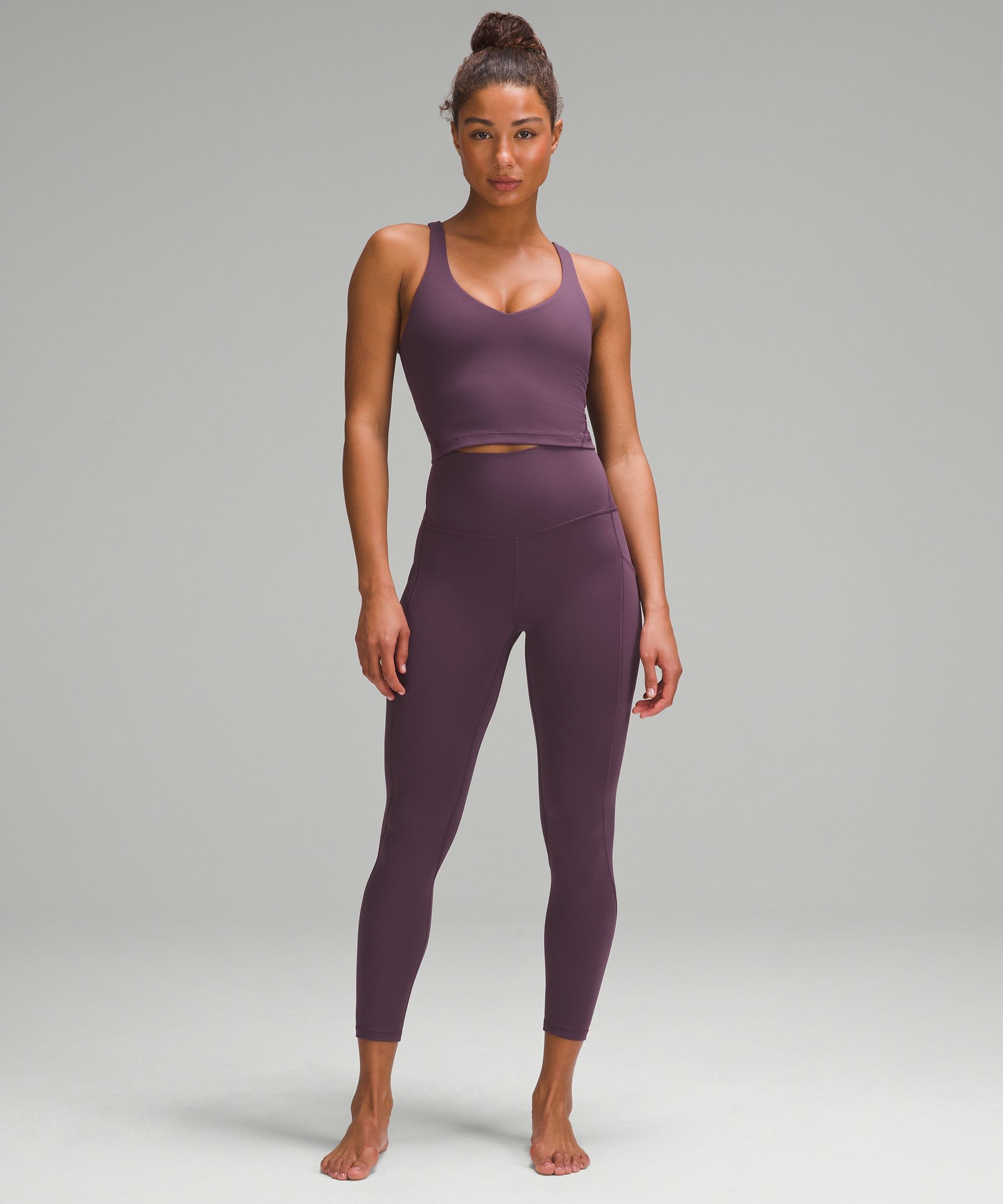Shop Lululemon Align™ High-rise Leggings With Pockets 25" In Purple