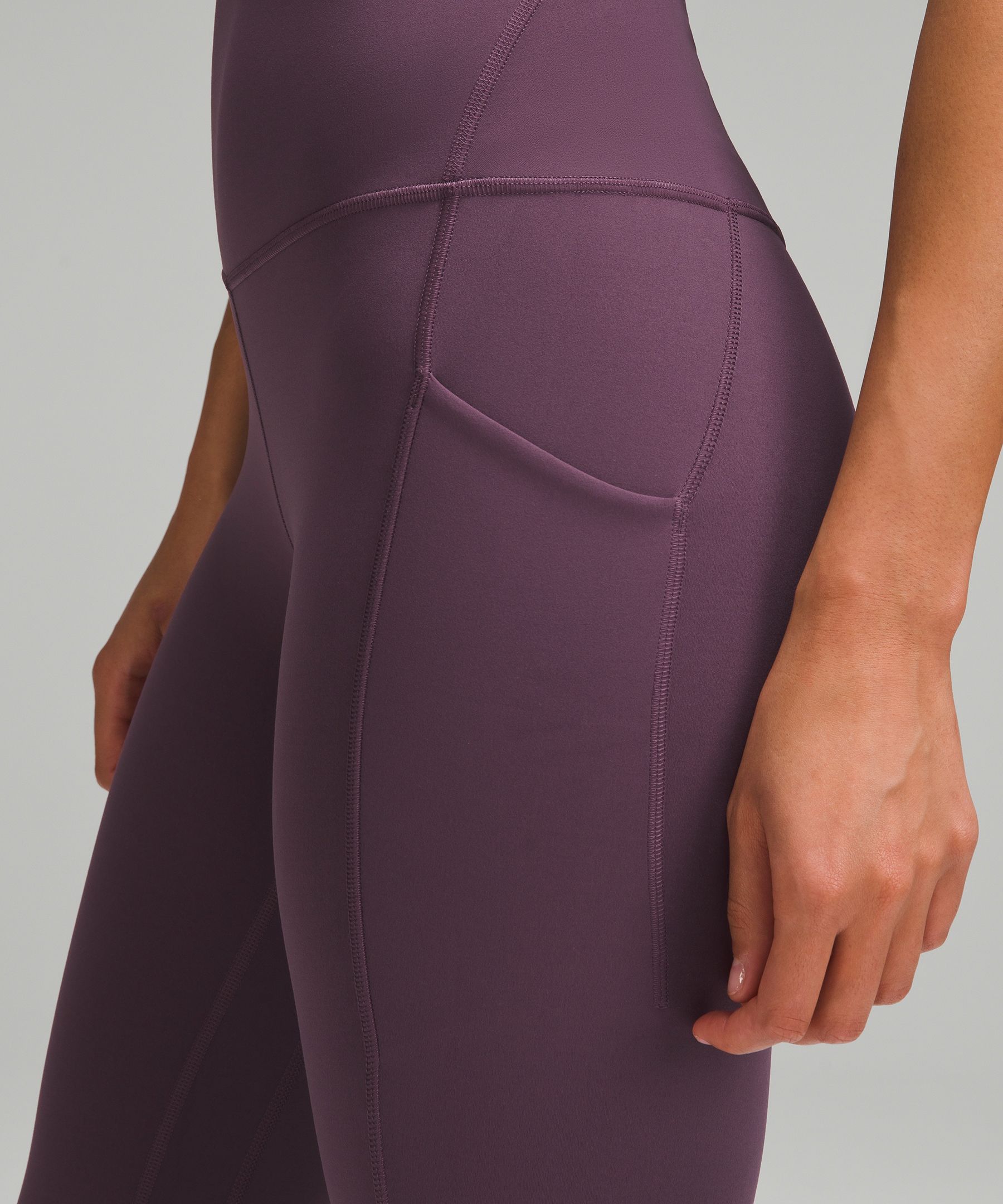 Shop Lululemon Align™ High-rise Leggings With Pockets 25" In Purple
