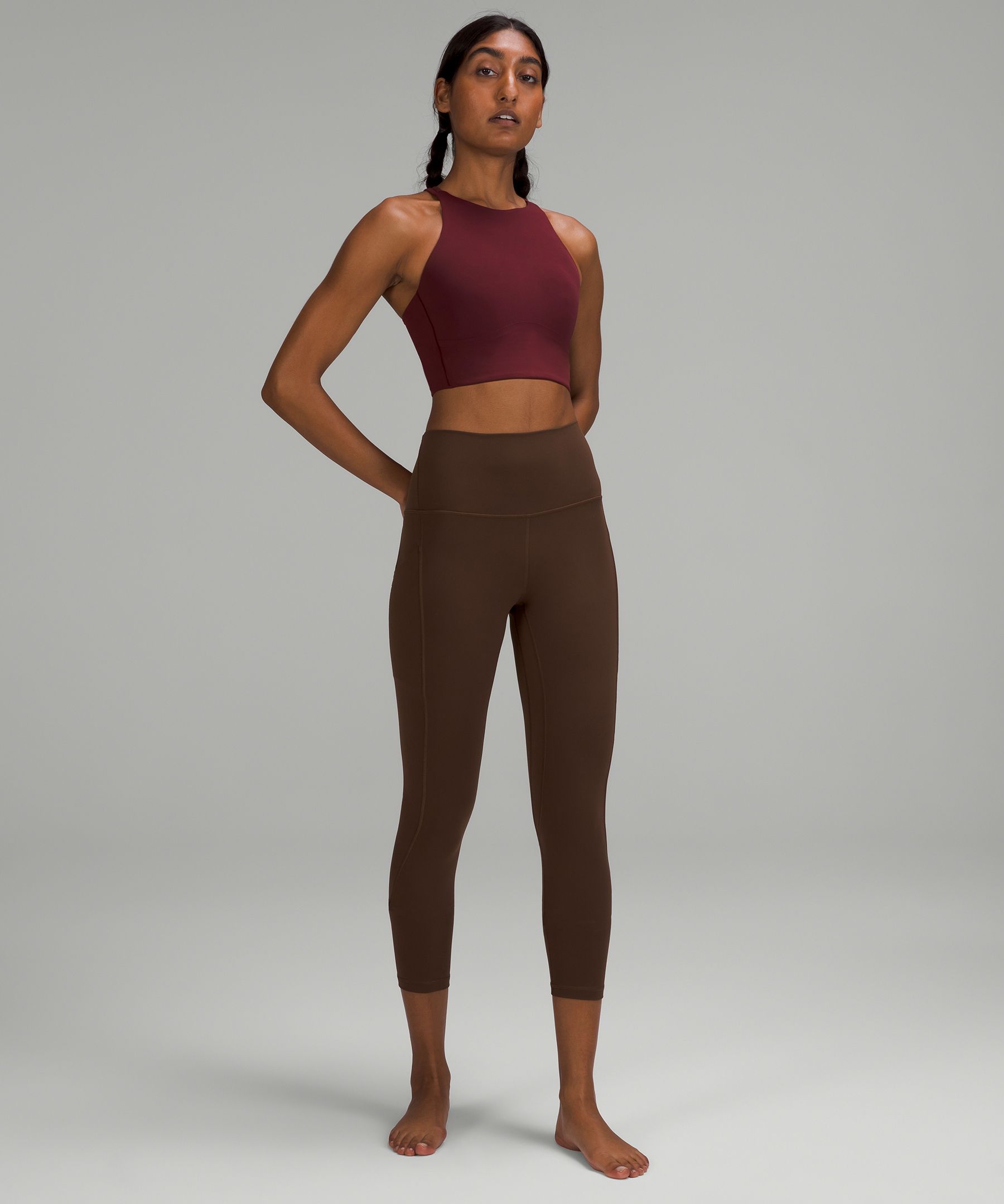 Women's Burgundy Leggings