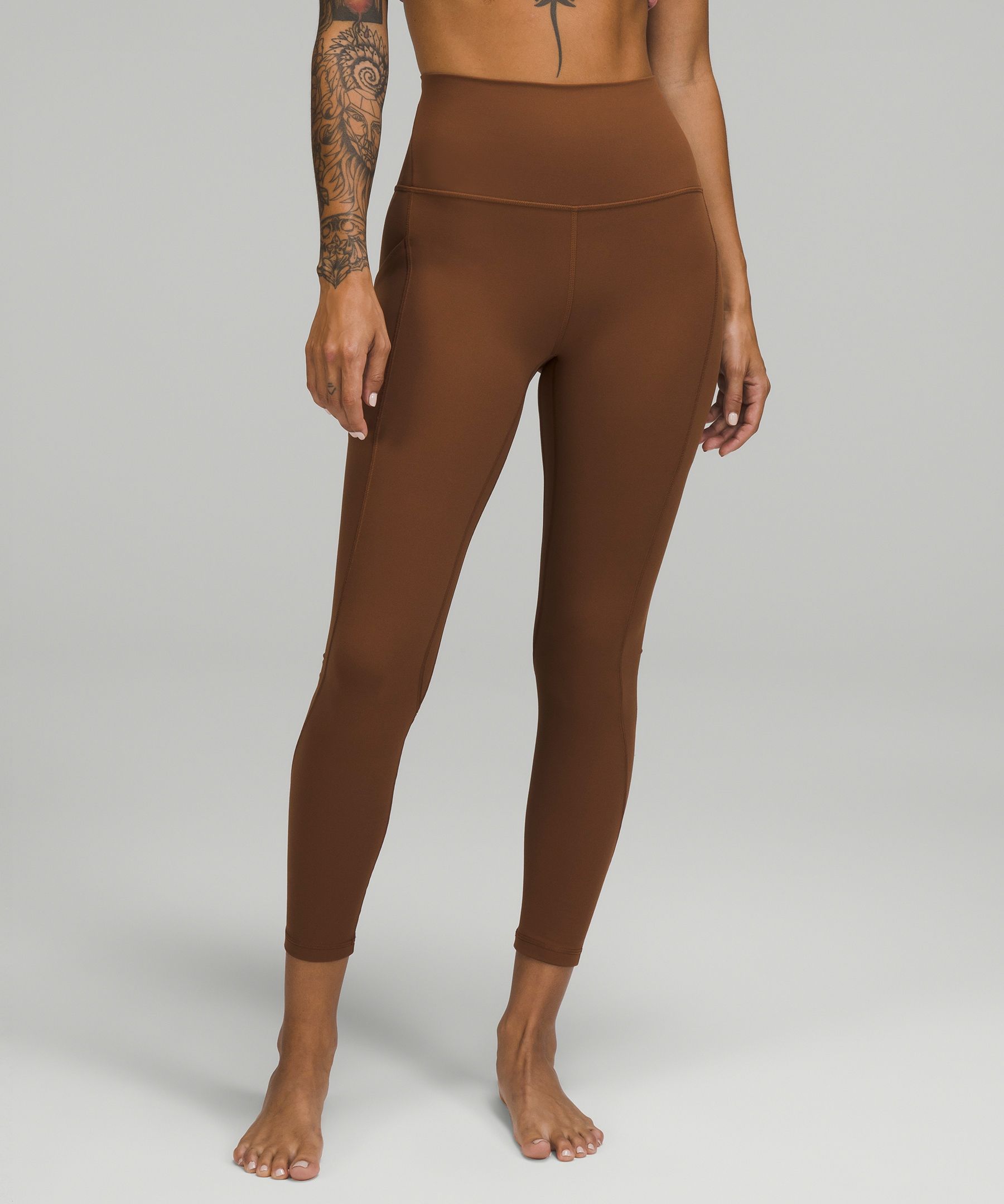 Brown Push Up Leggings