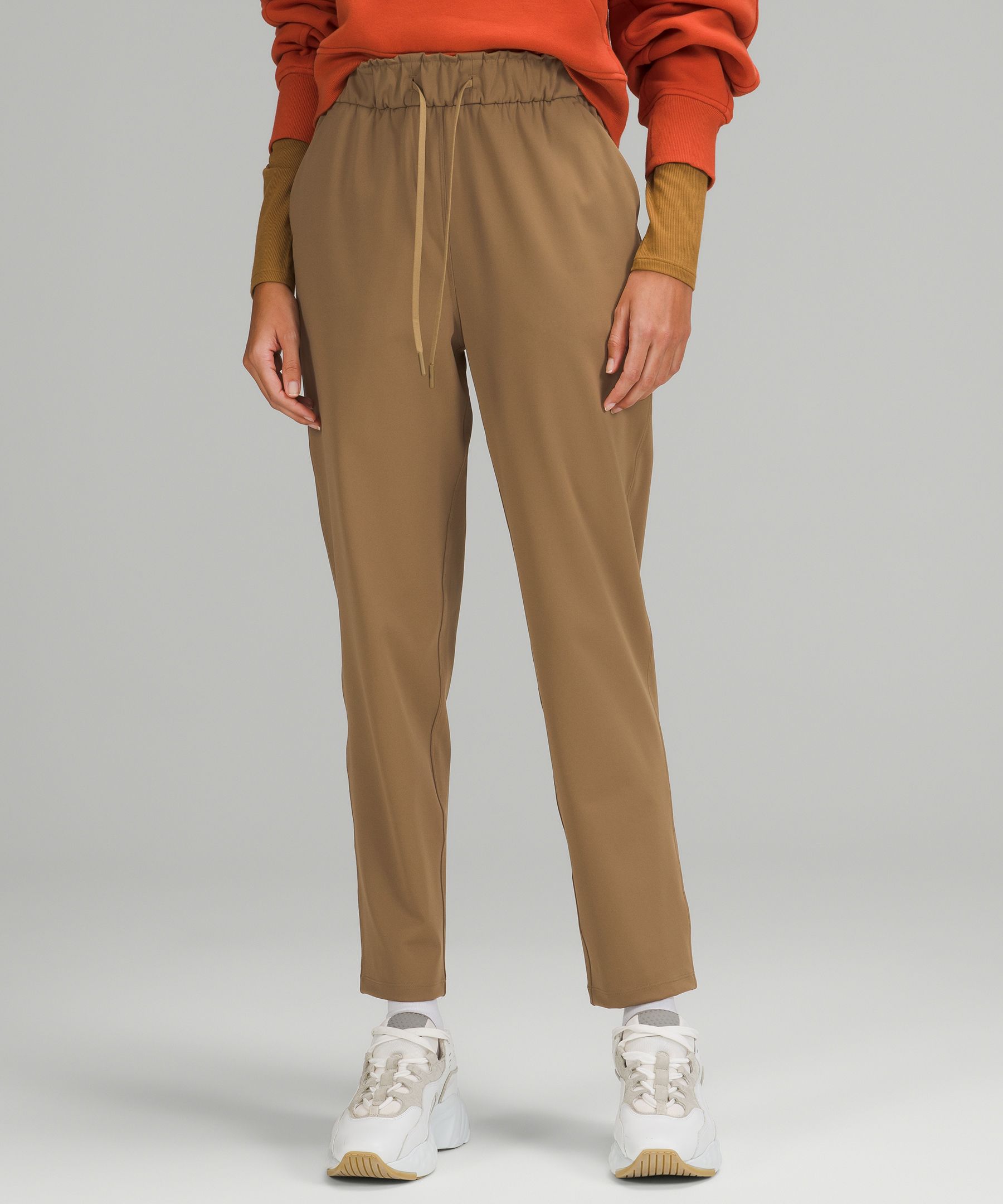 Lululemon Stretch High-rise Pants 7/8 Length In Artifact