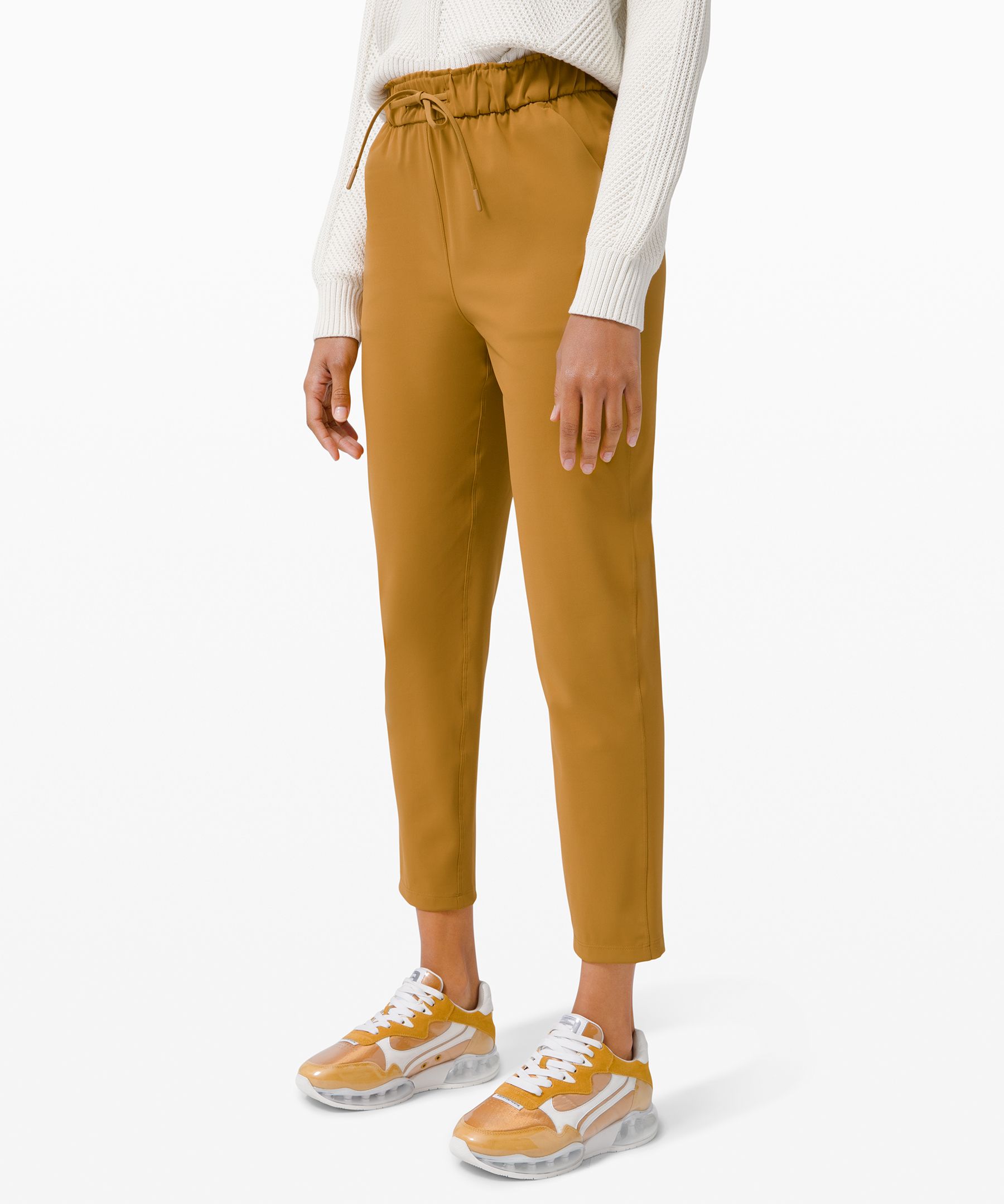 Lululemon Keep Moving Pant 7/8 High-rise In Brown