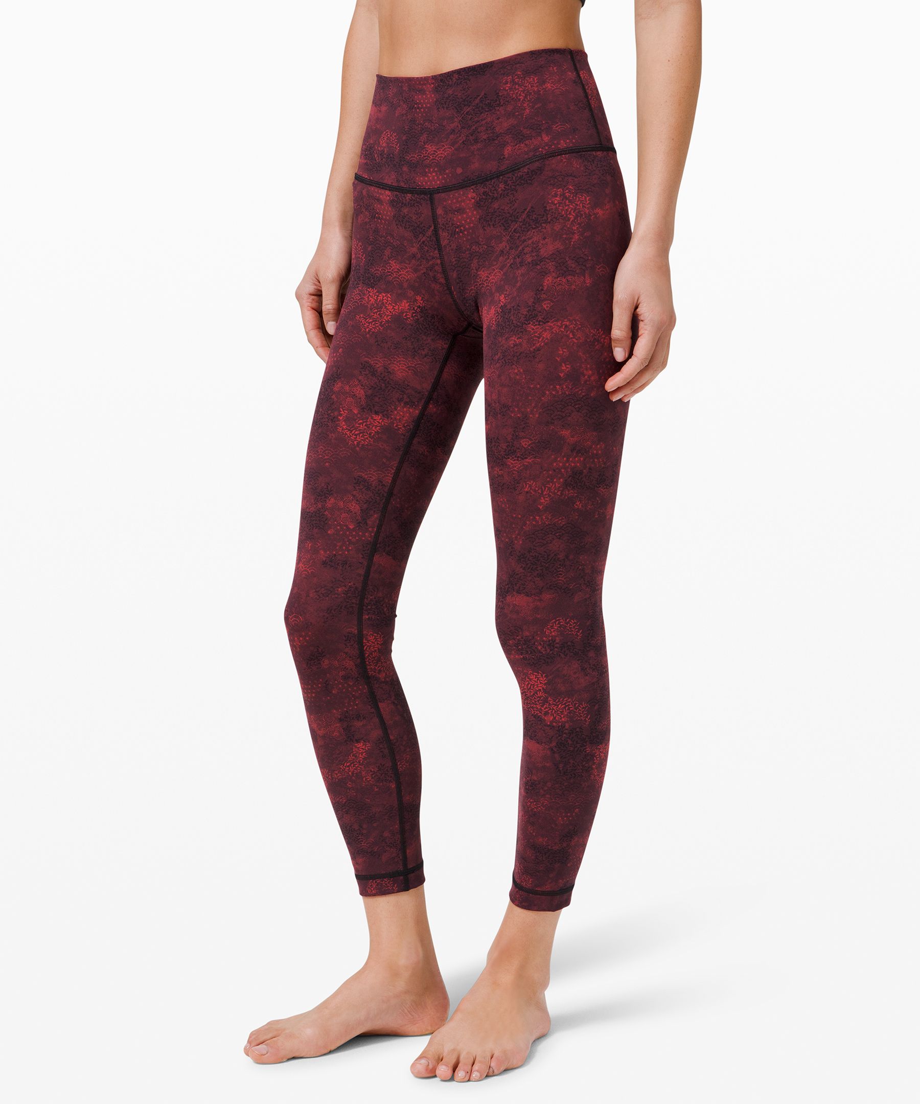 LULULEMON Wunder Under Hi-Rise Tight 25 (Activate Floral Multi, 2) at   Women's Clothing store