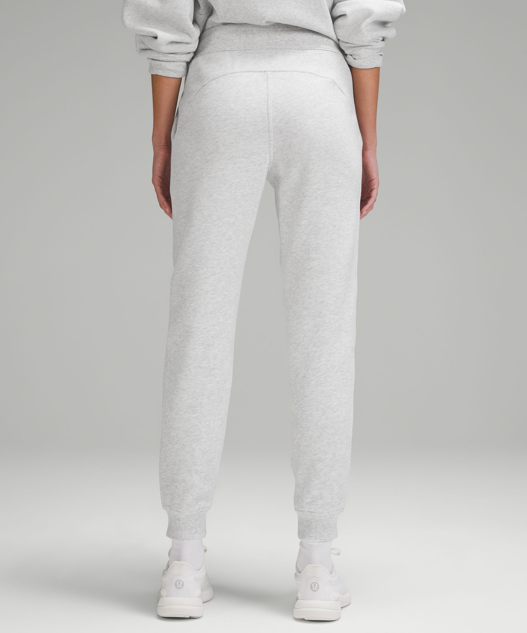 NWT! Women Lululemon Scuba High-Rise Jogger *Sparkle Size 6 White