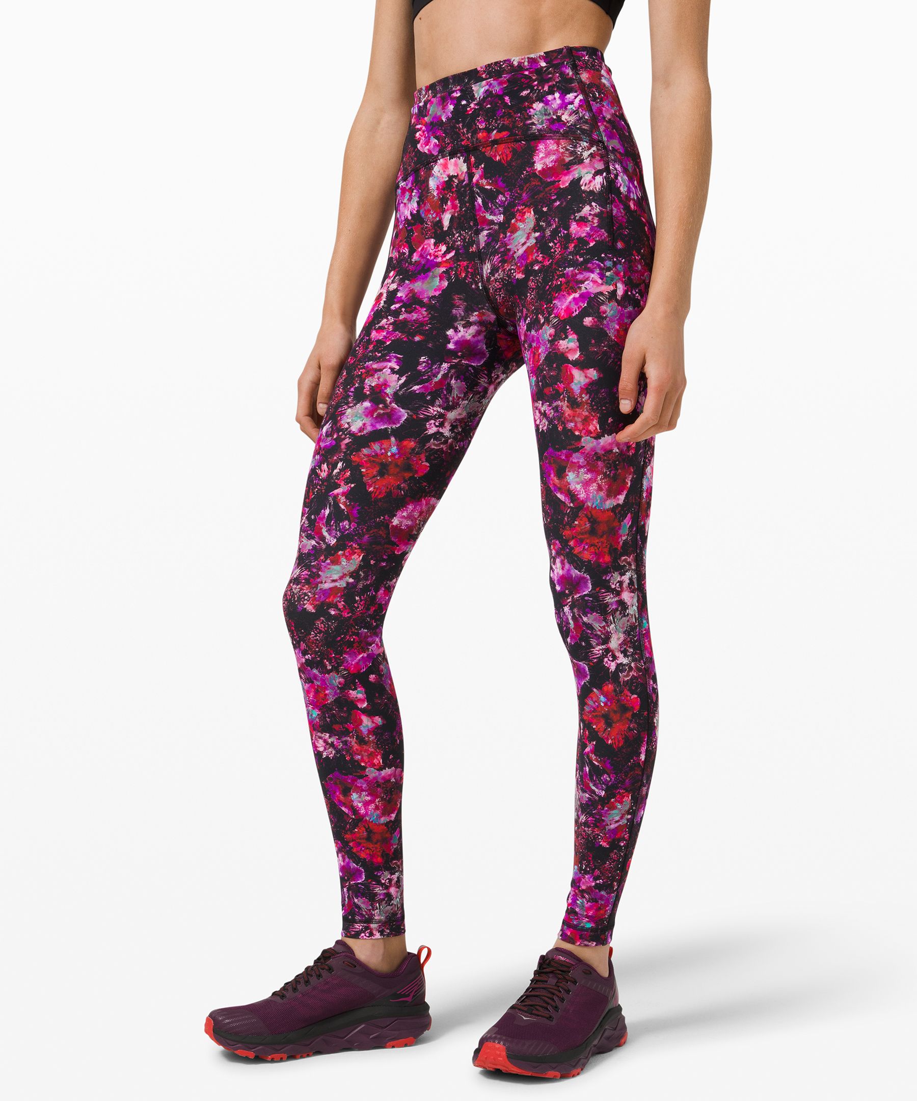 Lululemon Swift Speed High-rise Tights 28" In Fluoro Floral