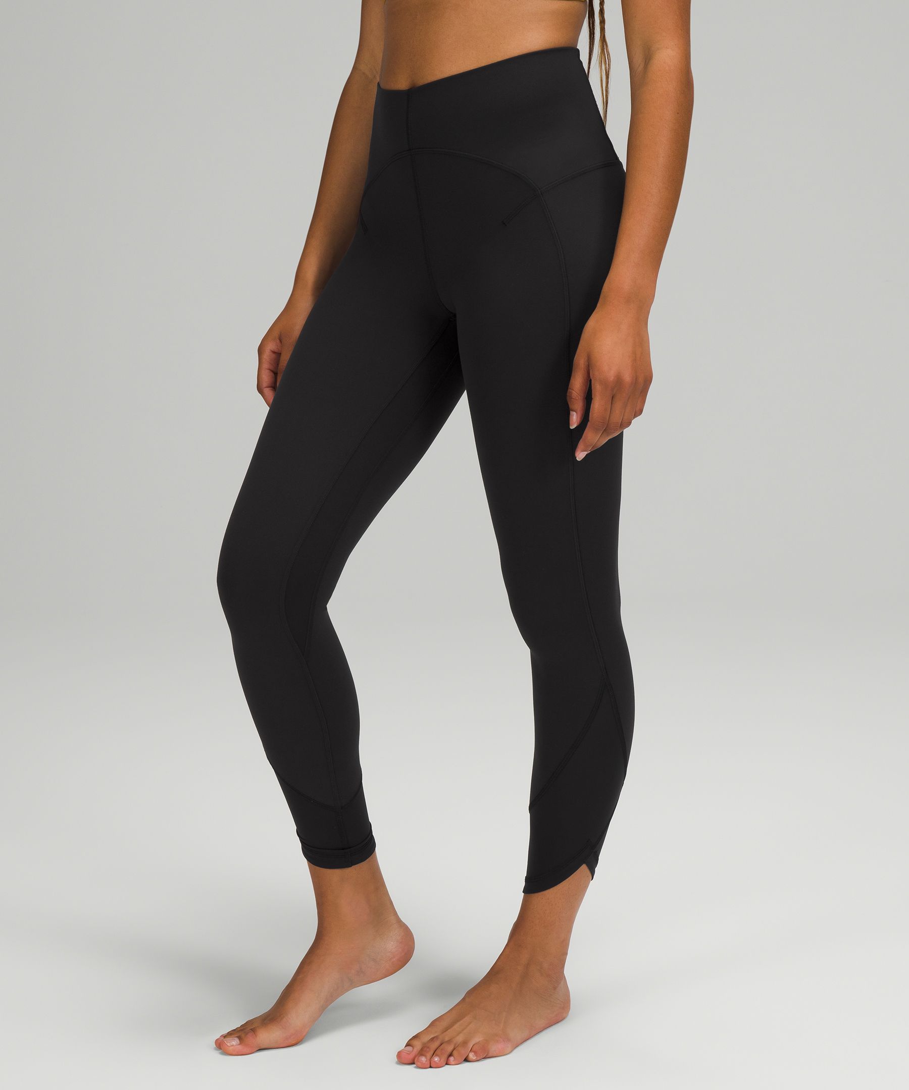 LULULEMON NAVY ALIGN 2 HIGH-RISE WAIST FANATICS NULU SOFT YOGA SLIM  LEGGINGS 25 