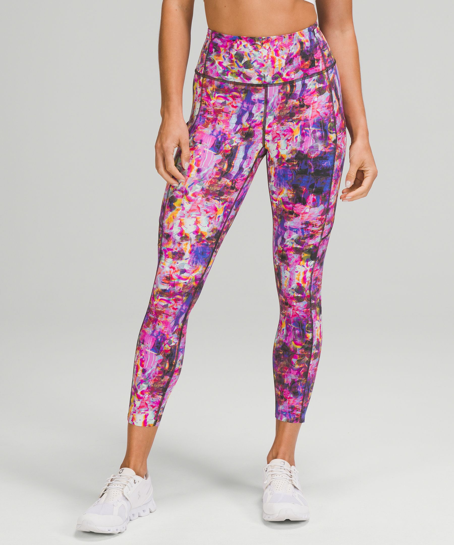 Lululemon Lululemon Fast and Free High-Rise Tight 25 Nulux Pink Multi