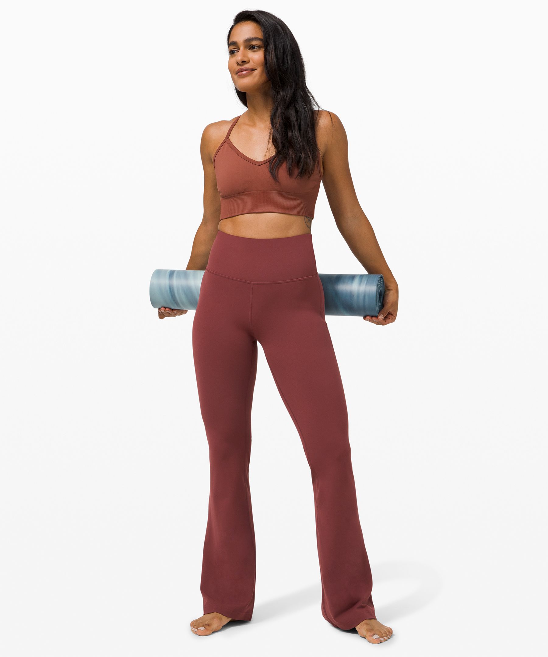 Lululemon Groove Pant Flare Super High-Rise Nulu, Are Flared Yoga Pants  Back?