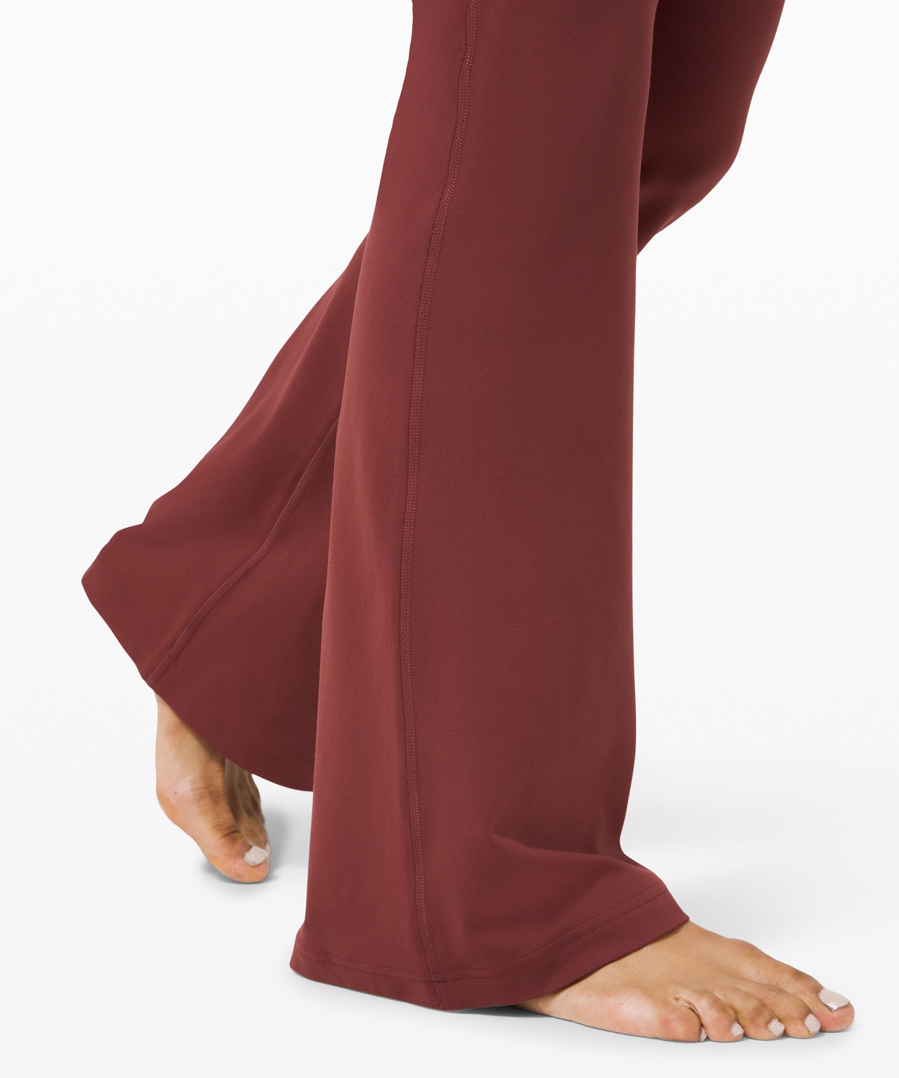 AUTHENTIC Lululemon Groove Pant Flare Nulu in Red Merlot Size 0, Women's  Fashion, Activewear on Carousell