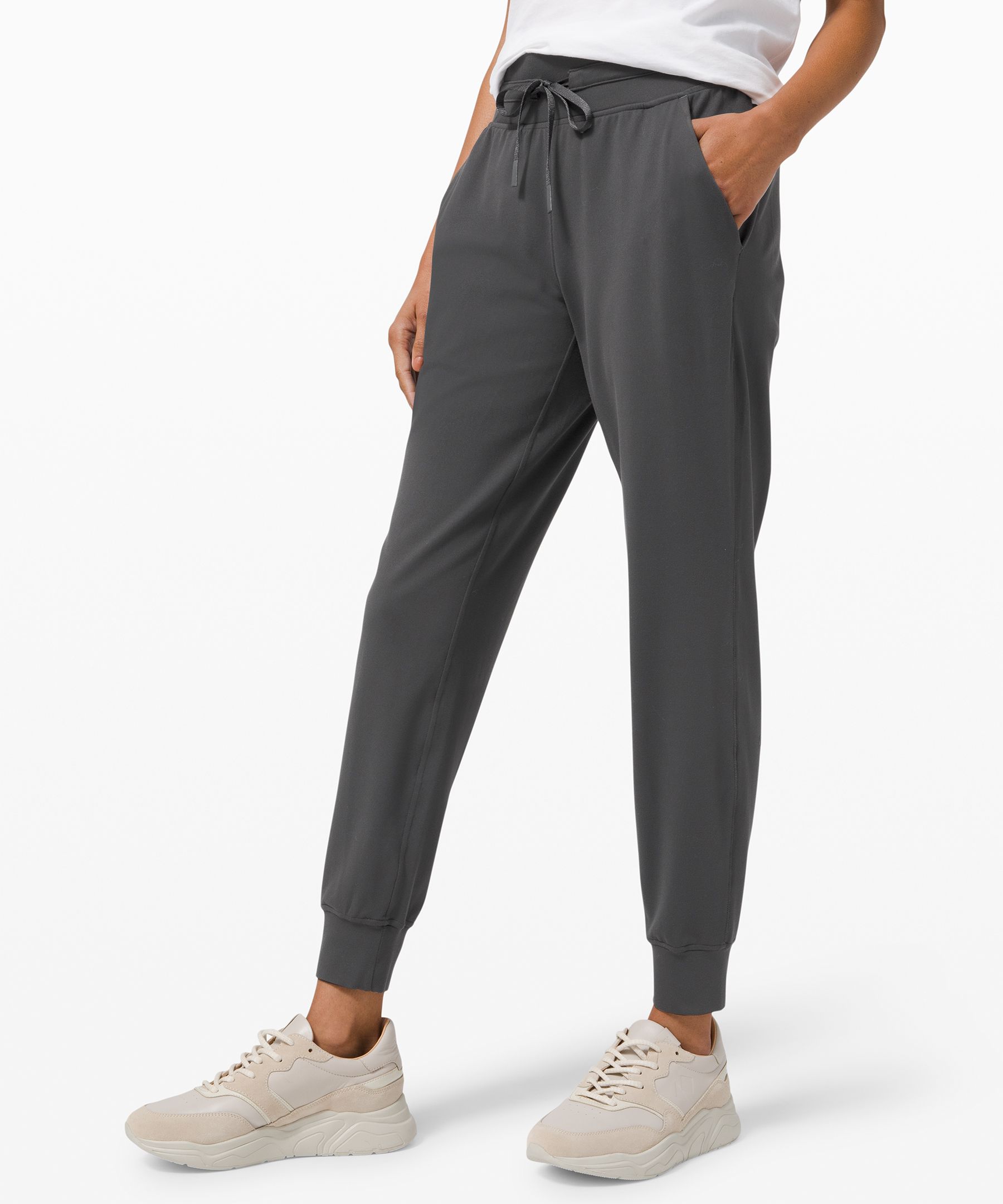 Ready to Rulu Jogger Crop  Speckle Spritz Jacquard Rhino Grey