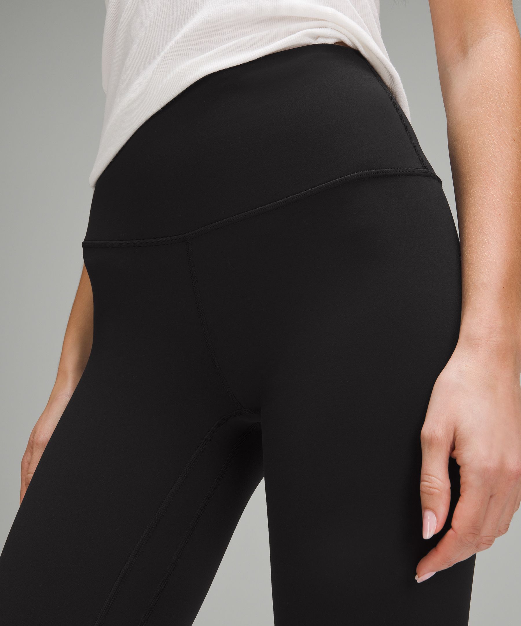 LULULEMON ALIGN PANT II 28 inseam buttery Nulu Black leggings pants-2-XS-VGUC!  EUR 27,65 - PicClick FR