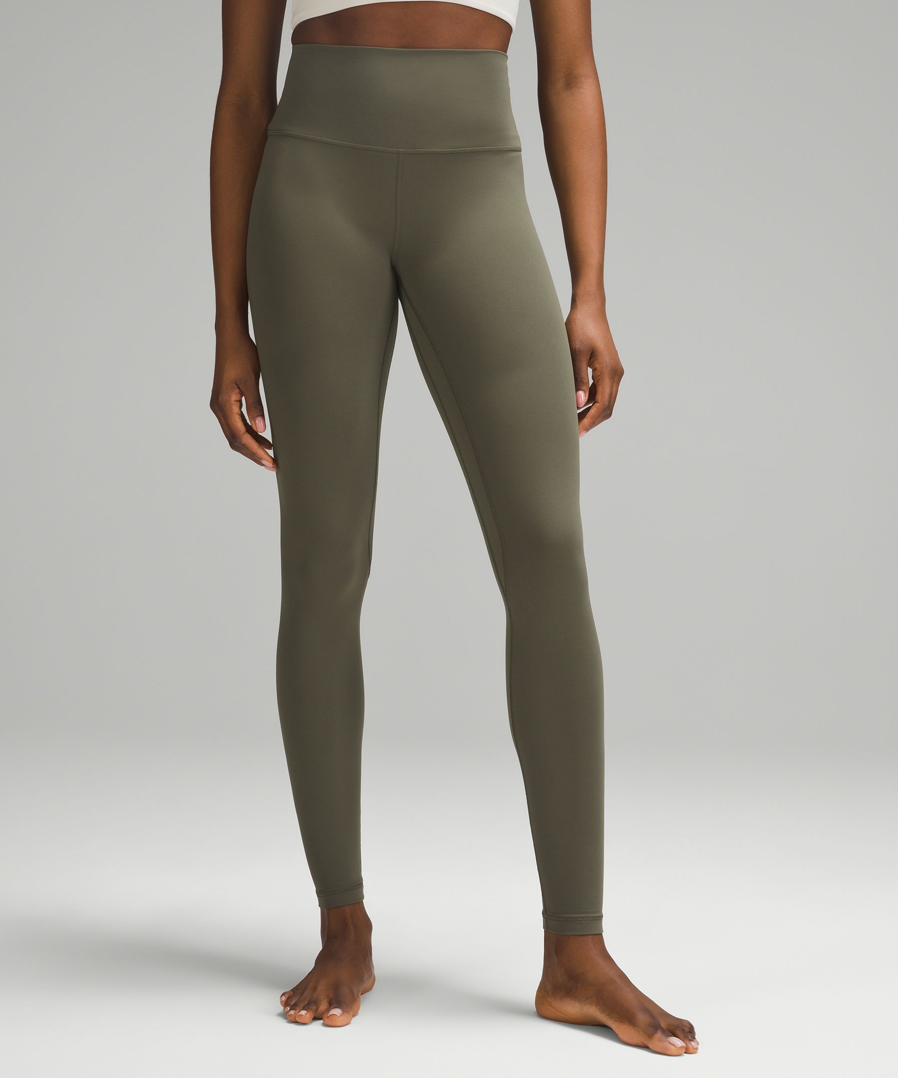 Olive green 2025 lulu leggings