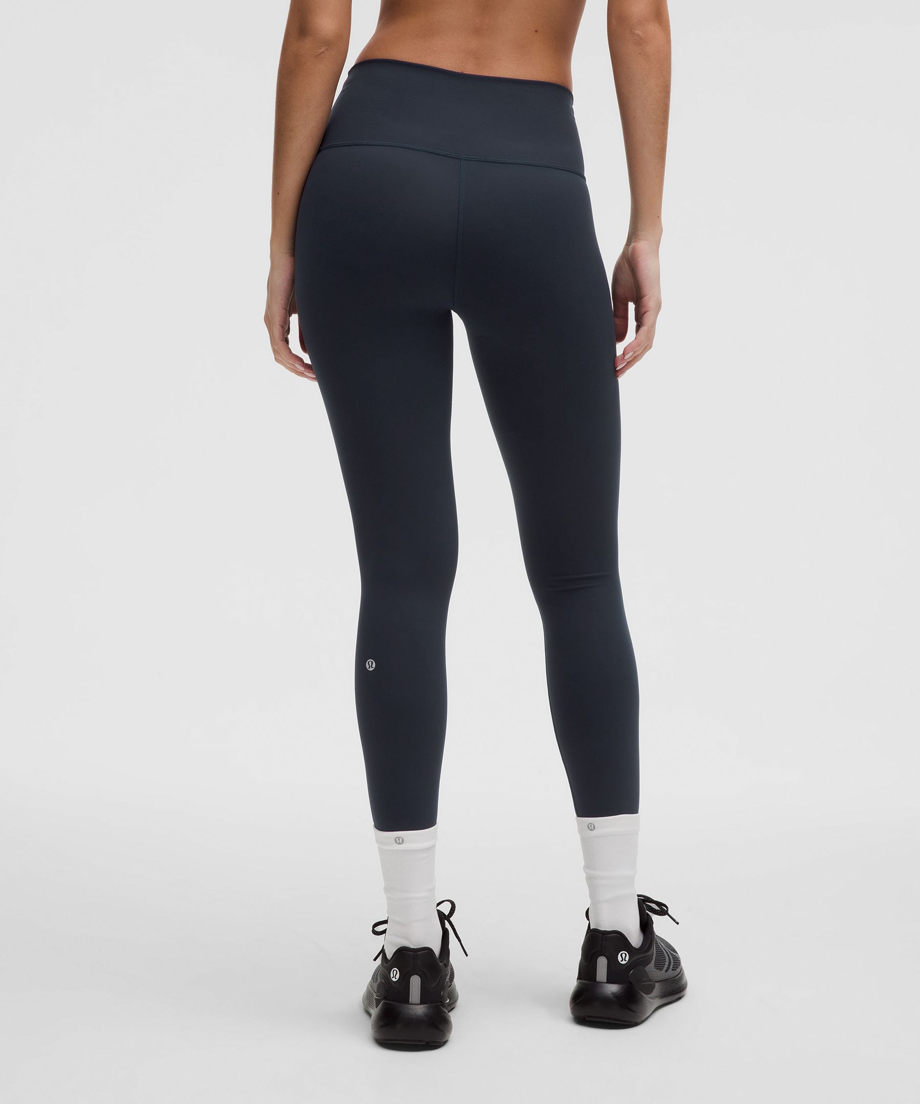 Lululemon Wunder Under Hi-Rise Tight (Brushed 28) Black Size 6