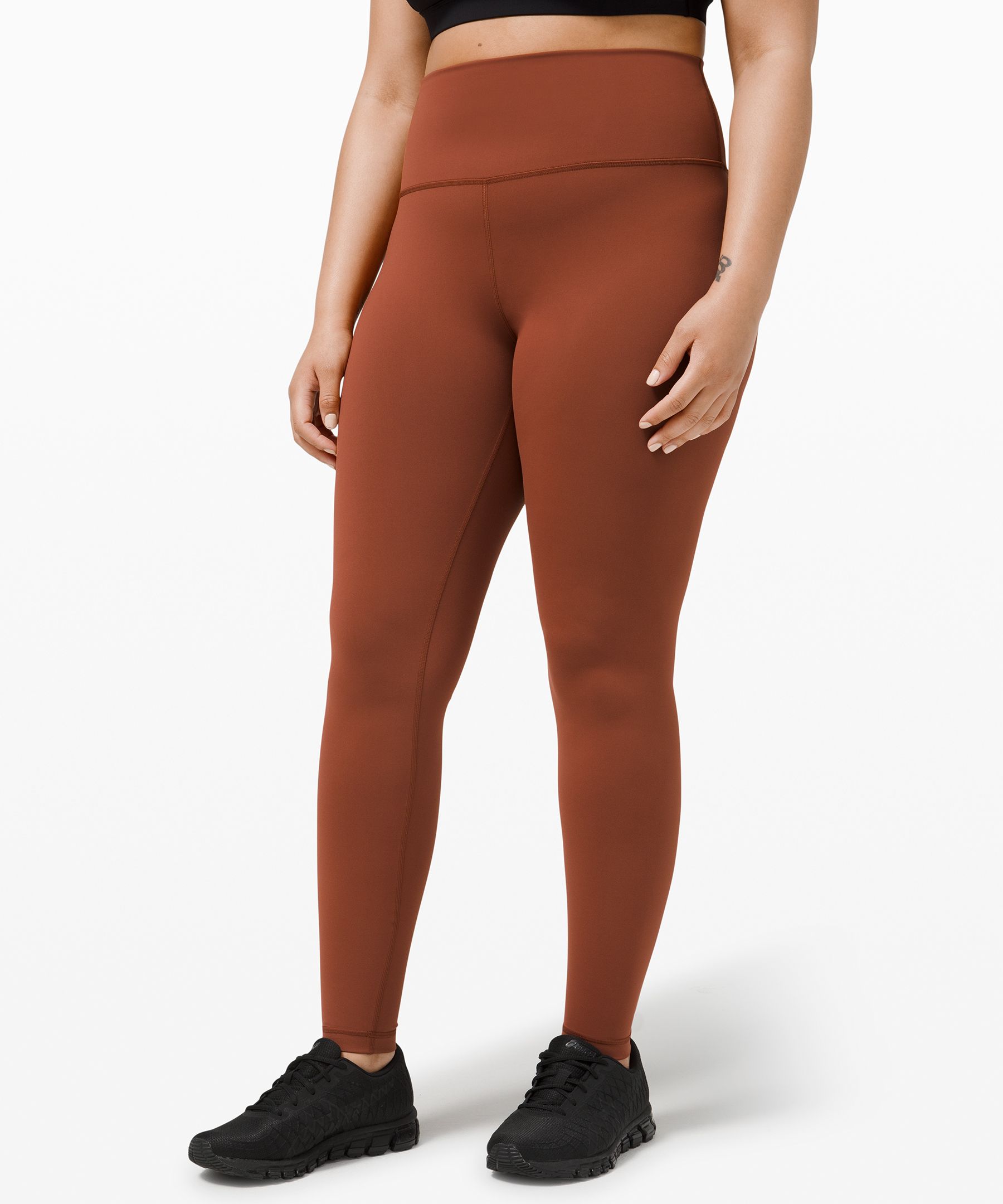 Lululemon Wunder Train High-rise Tight 28" In Brown