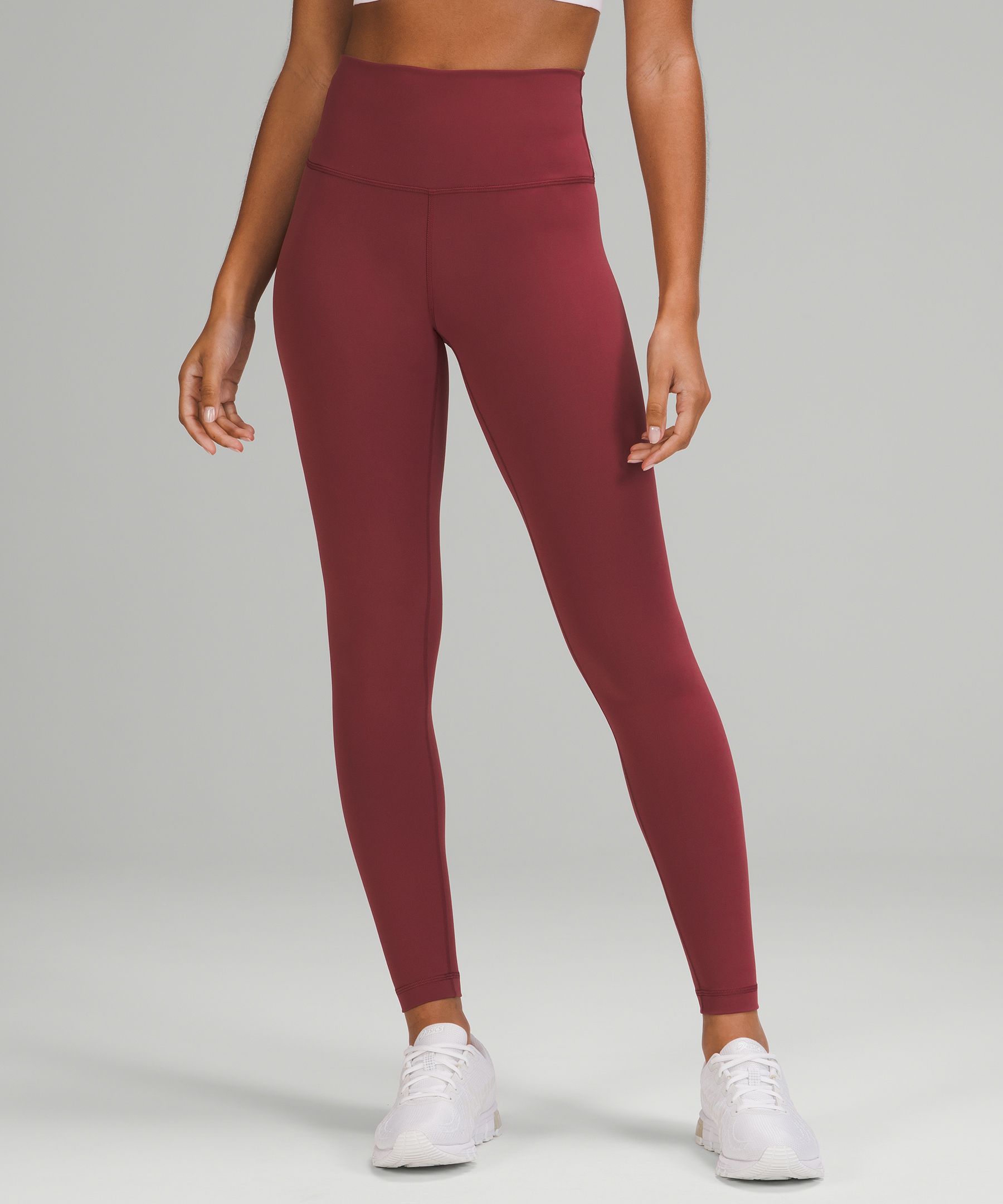 Lululemon Wunder Train High-rise Tights 28 In Mulled Wine