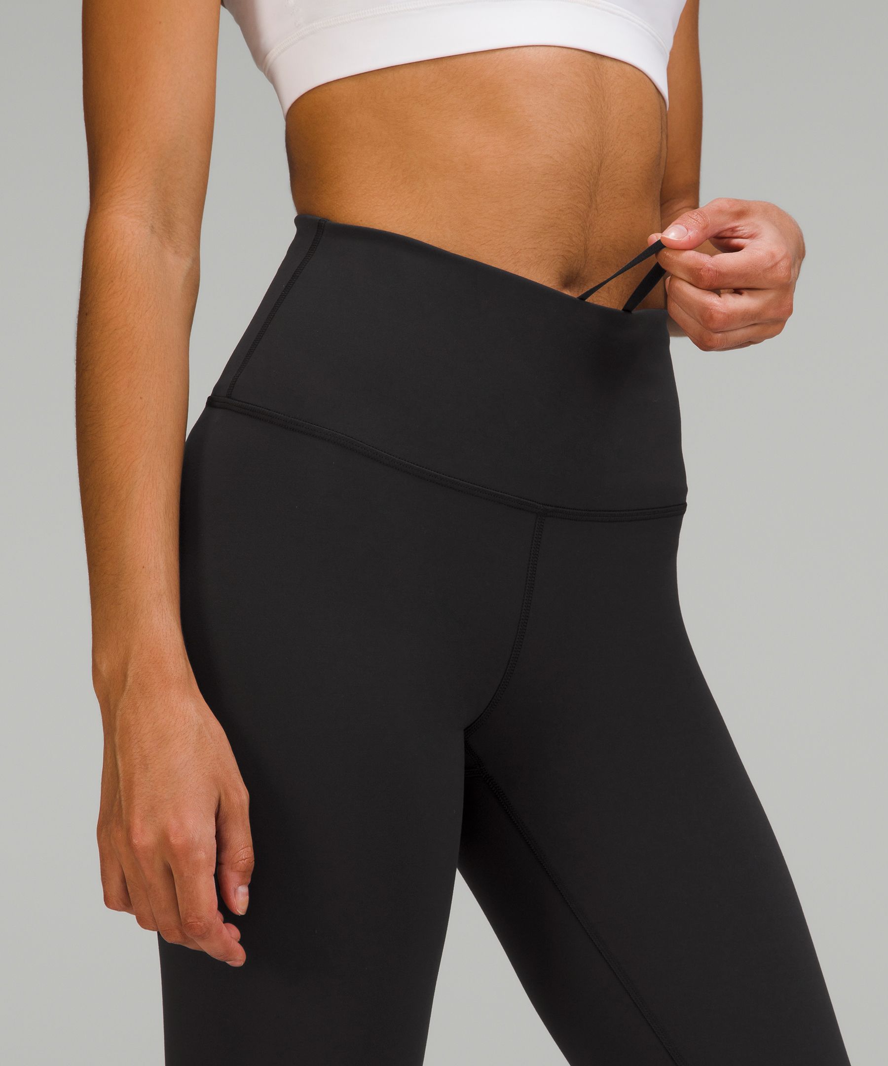 Lululemon Wunder Under High-Rise Tight 31 Parallel Stripe Black