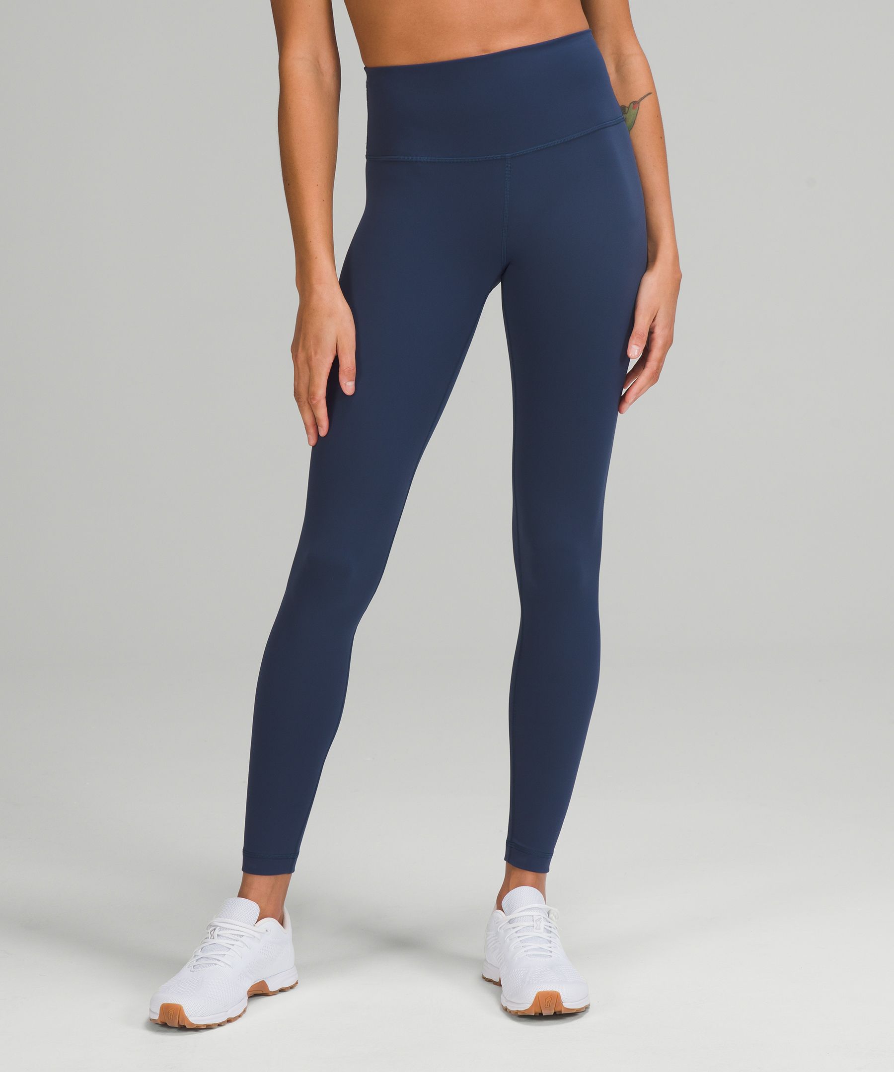 Lululemon Wunder Train High-rise Tights 31" In Mineral Blue