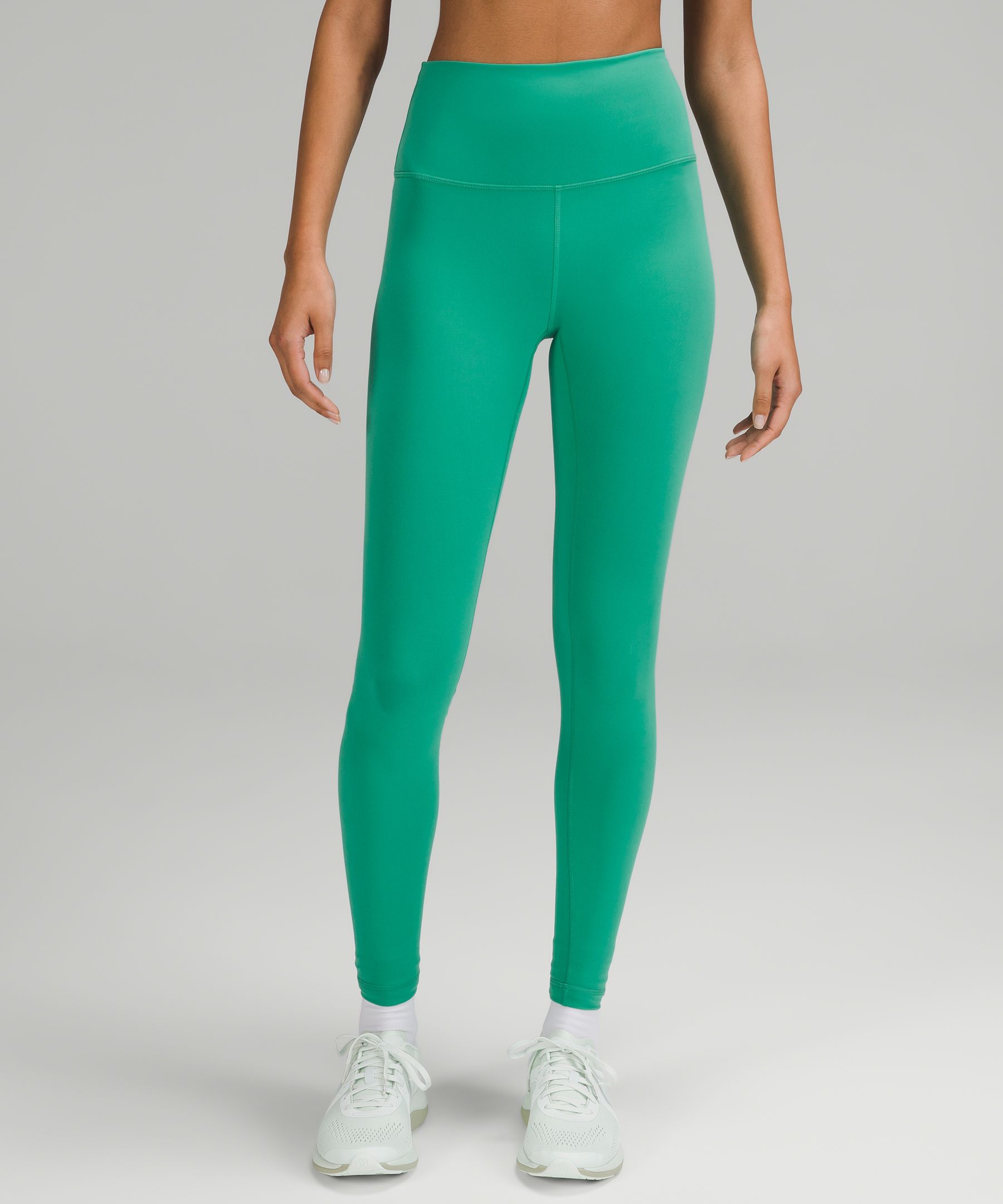 Buy Lululemon Wunder Train High-rise Leggings - Green At 50% Off