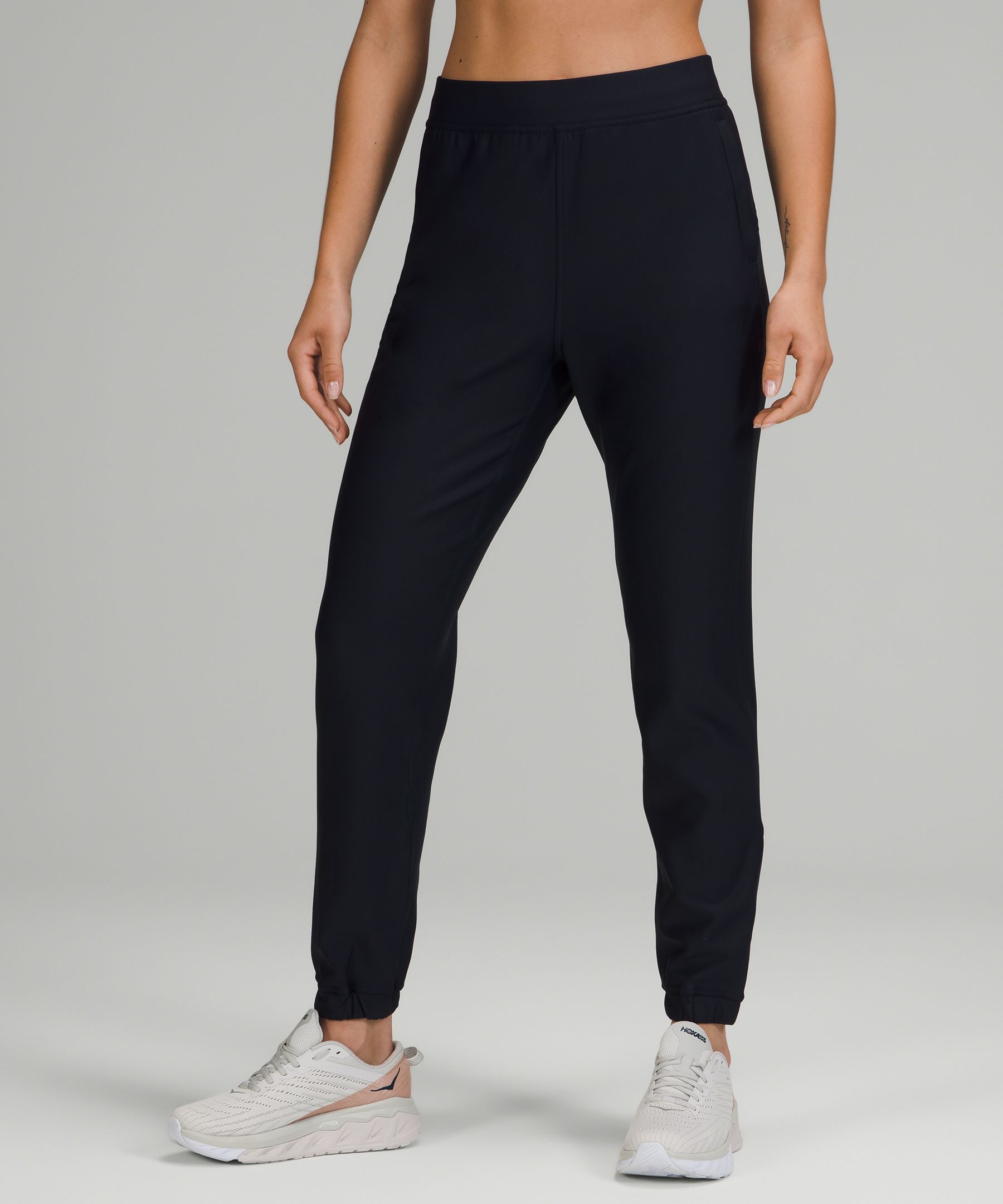 fleece high rise joggers