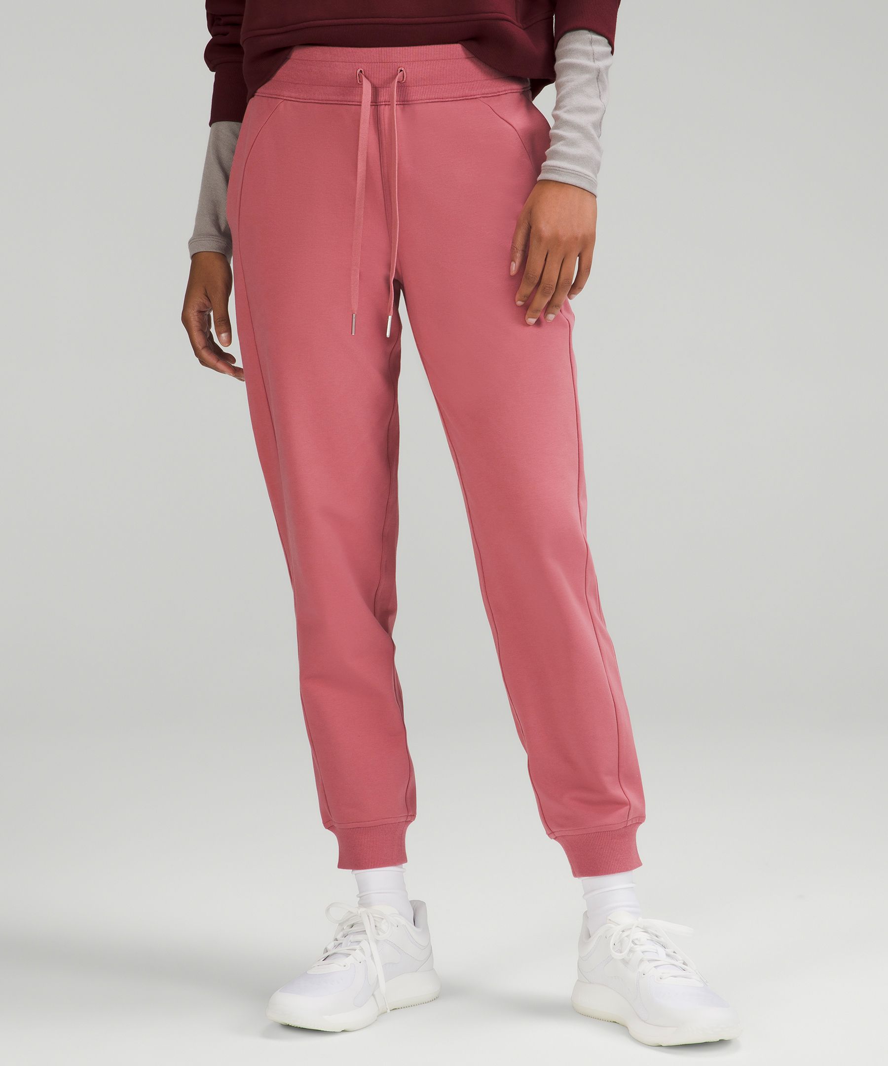 Lululemon Scuba High-rise French Terry Joggers Full Length - Pink Savannah