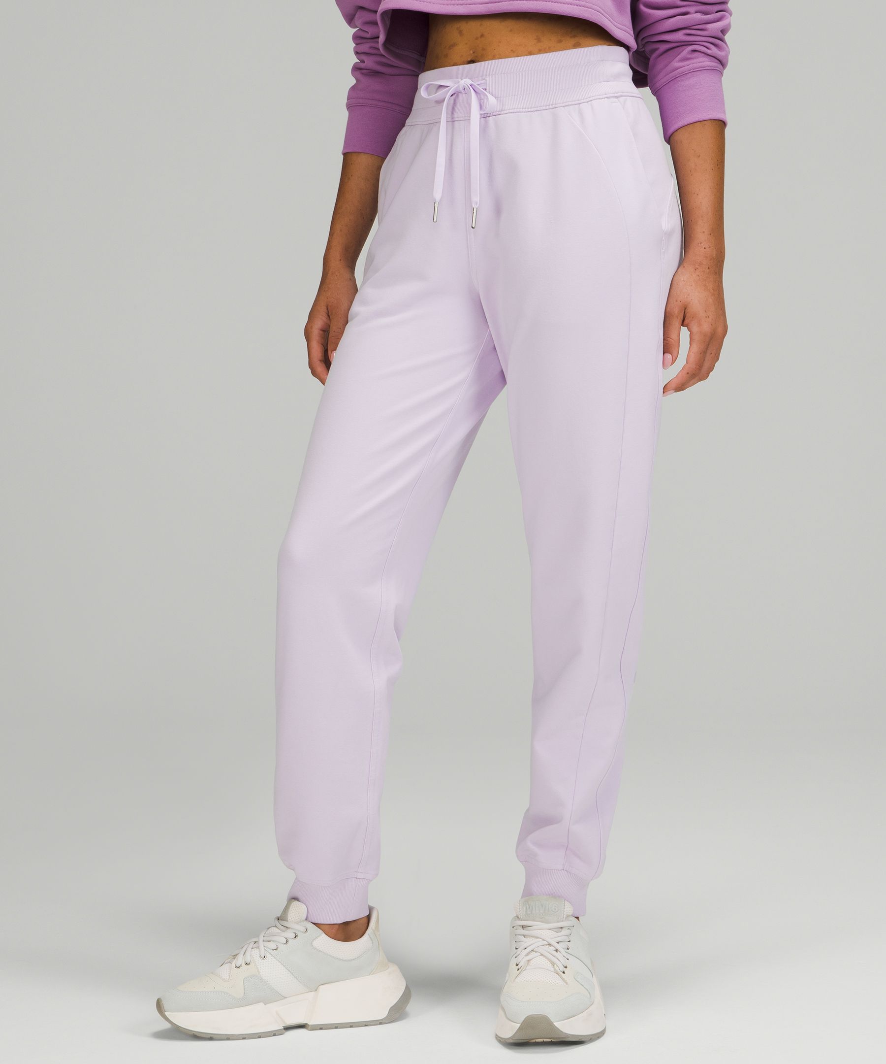 Lululemon Scuba High-rise French Terry Joggers - Pastel Blue