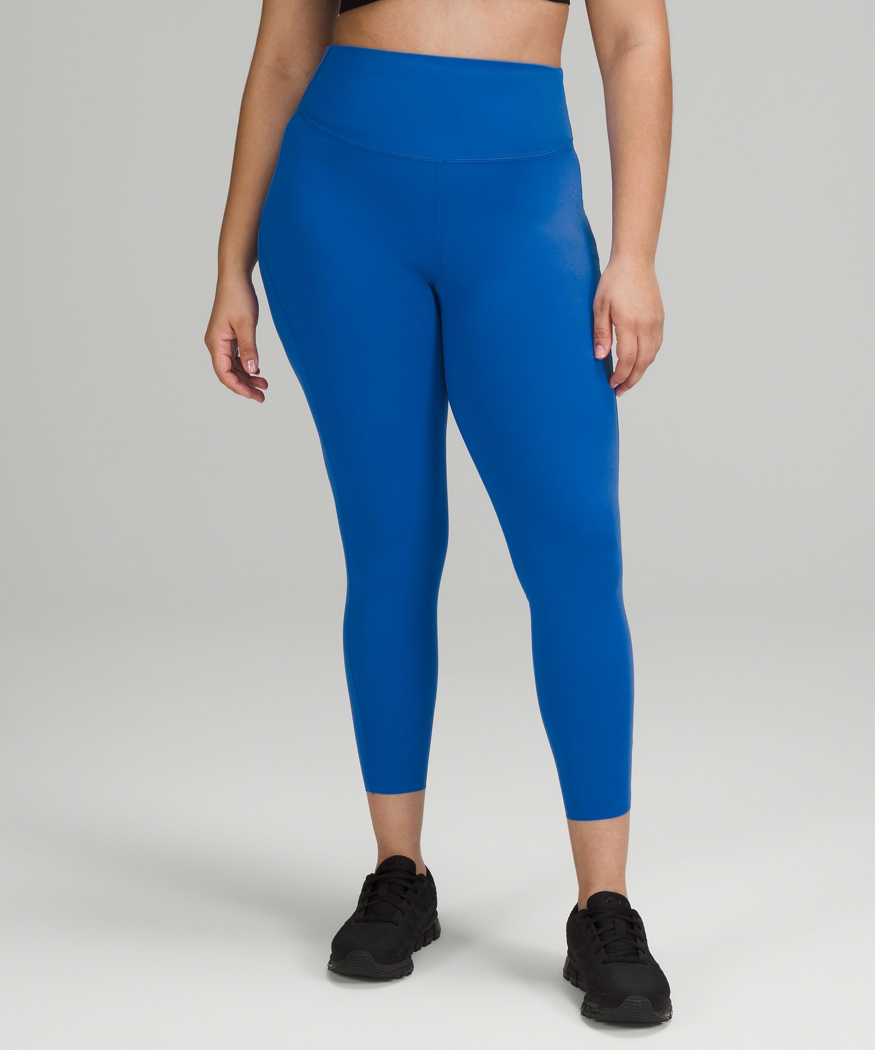 blue leggings women's
