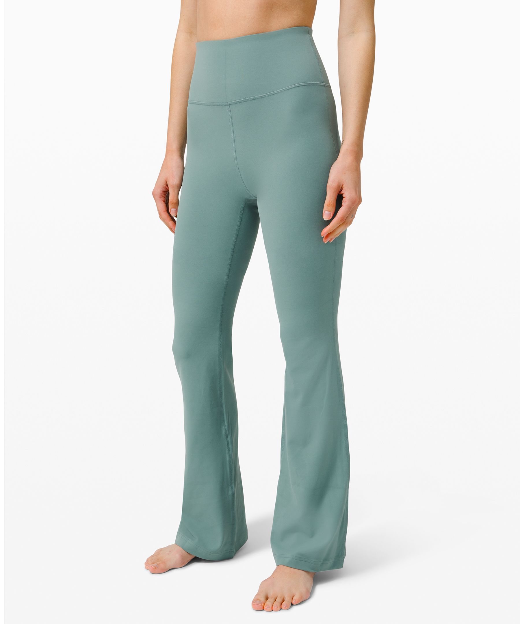 Lululemon Groove Super-high-rise Flared Pants Nulu In Charged