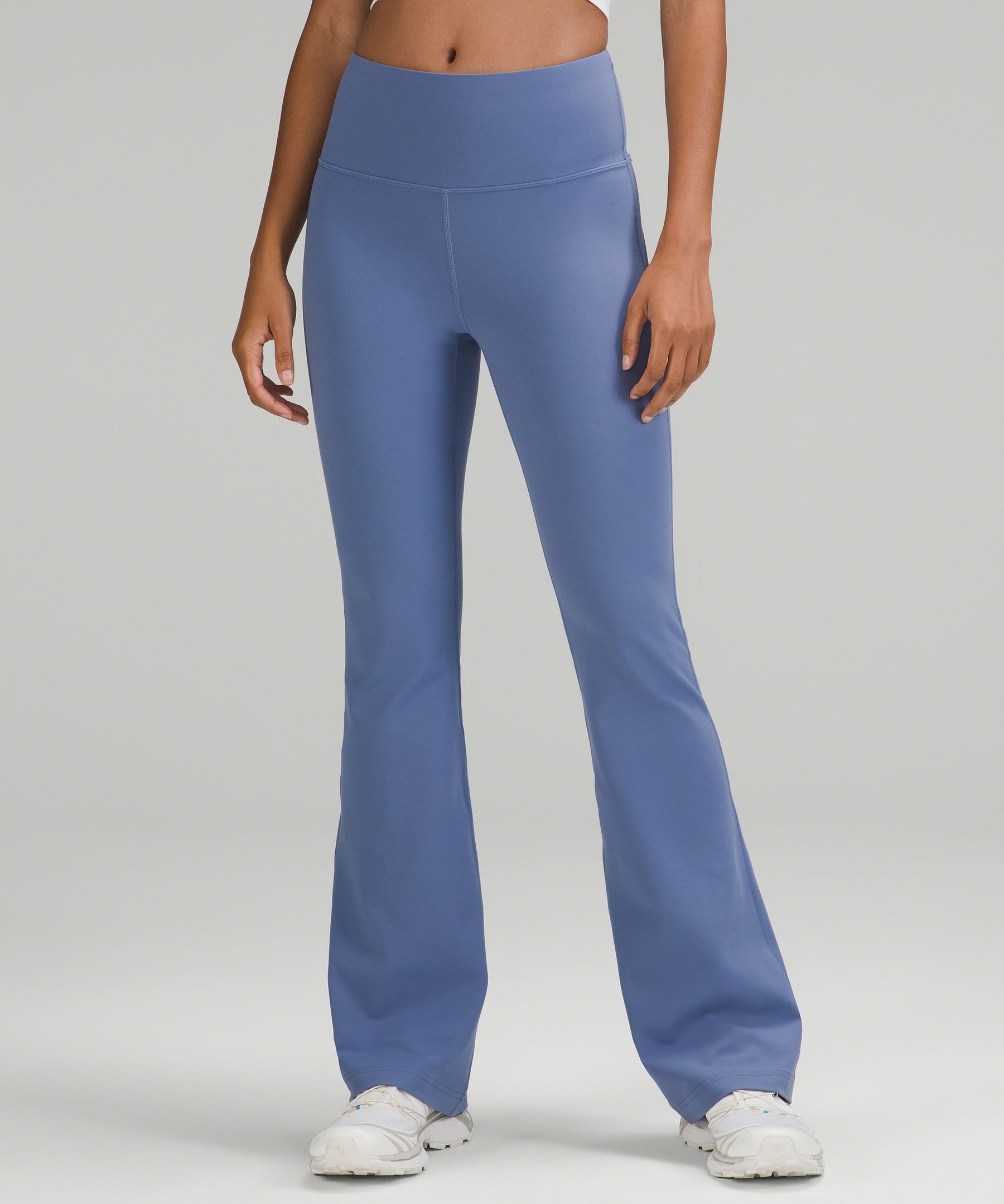 Lululemon Groove Super-high-rise Flared Pants Nulu In Water Drop