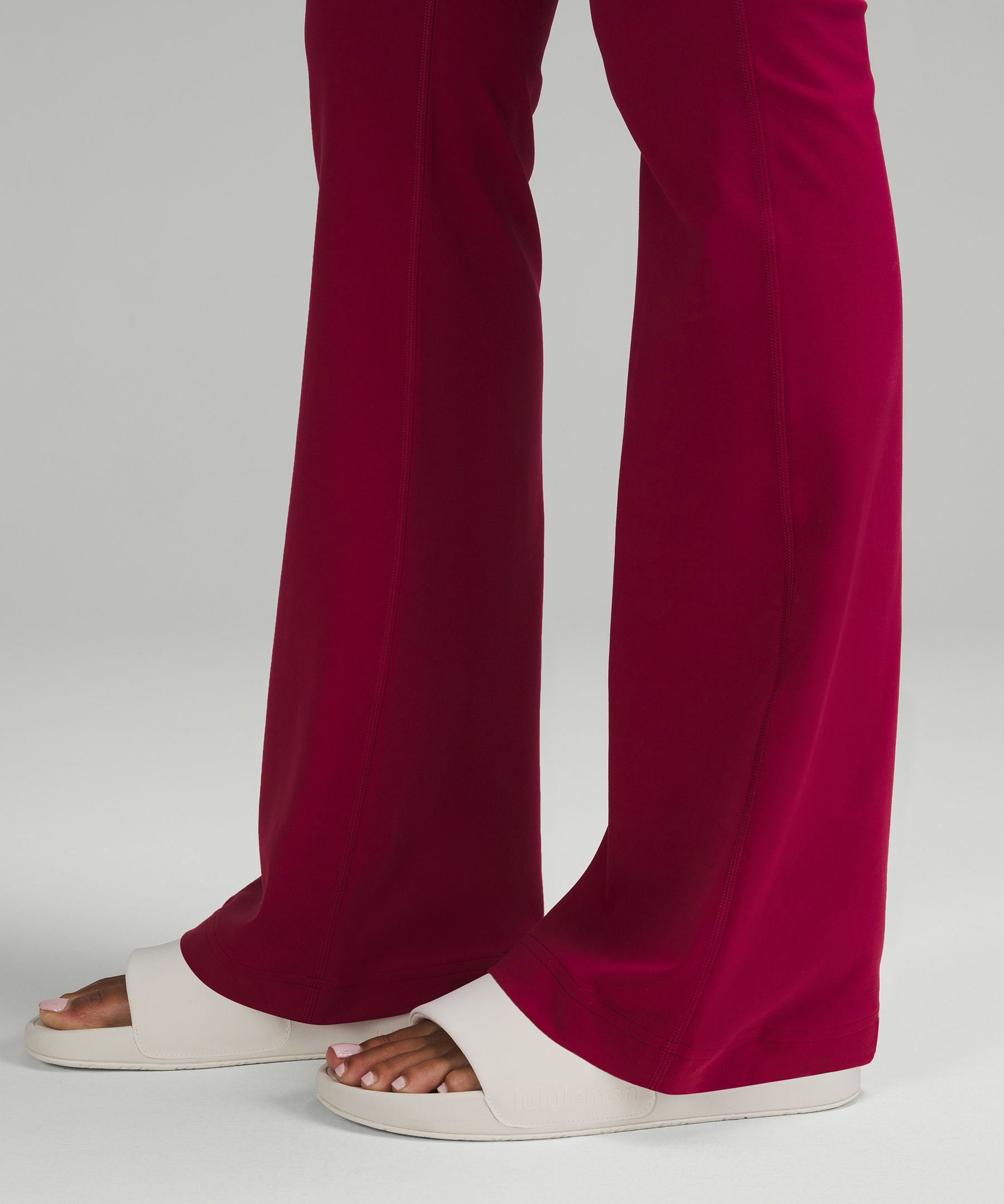 Lululemon Groove Super-High-Rise Split-Hem Flare Pant *Nulu - Moonlit  Magenta - lulu fanatics