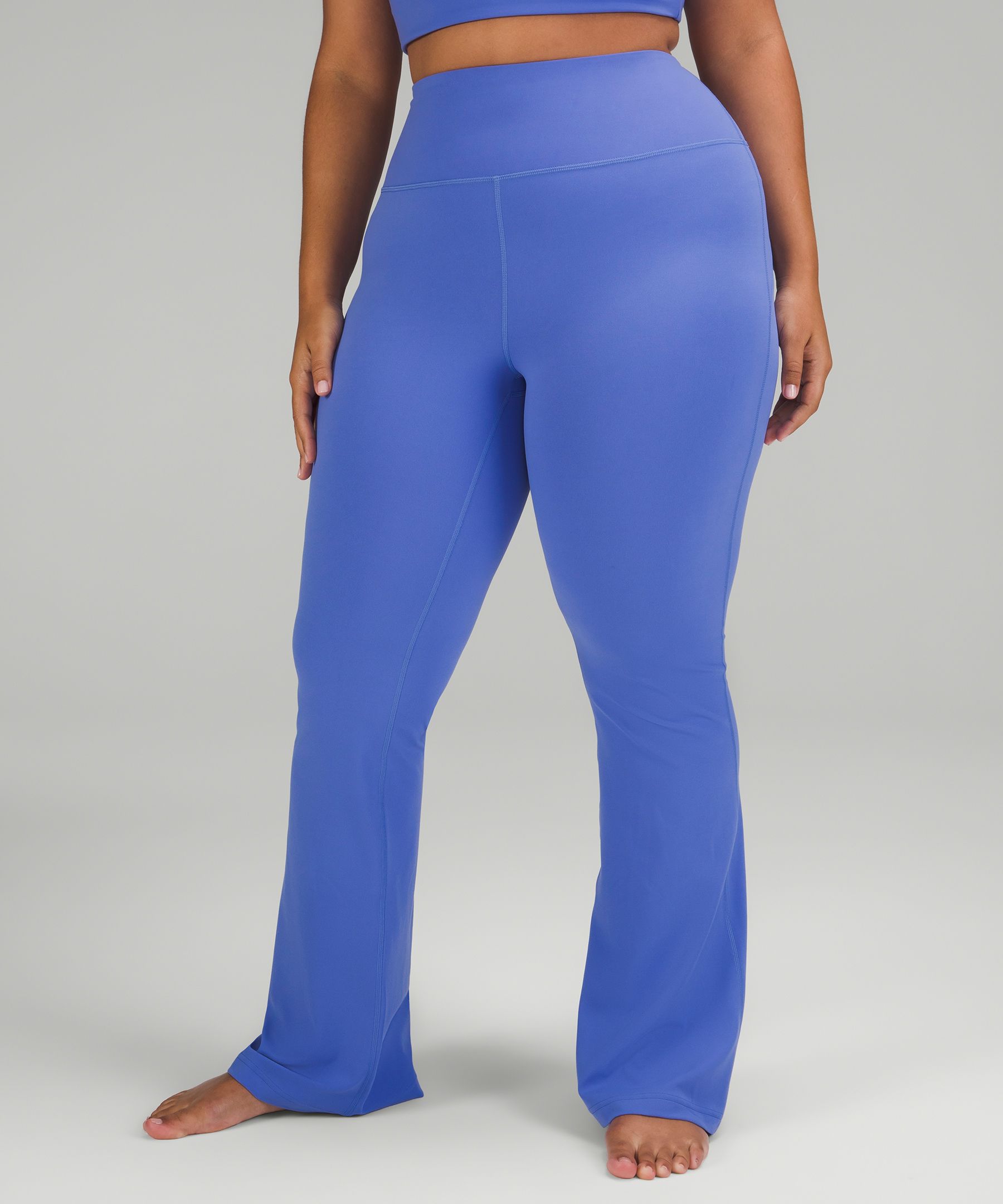 Lululemon Groove Super-high-rise Flared Pants Nulu In Brier Rose | ModeSens