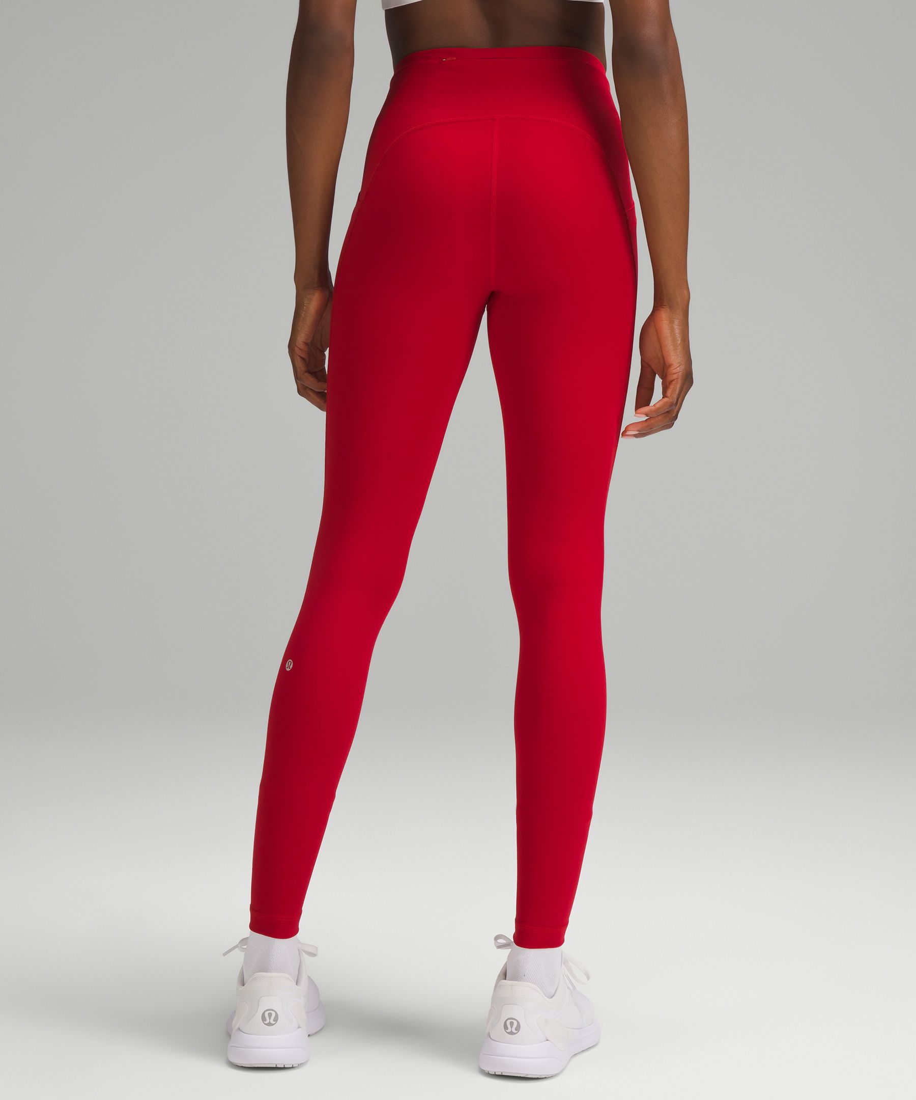 Leggings Lululemon Red size 4 US in Not specified - 25723075