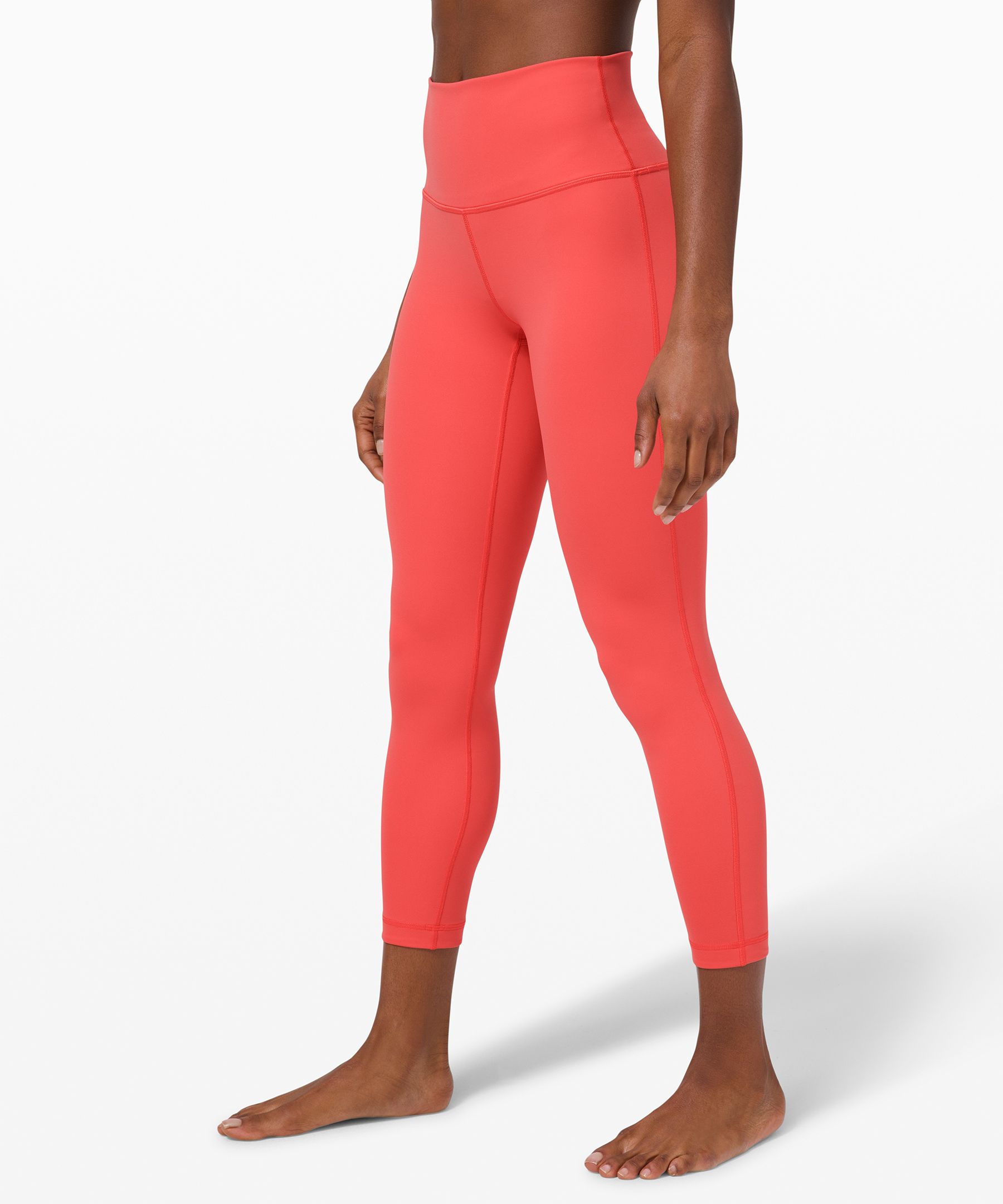 Lululemon Wunder Under High-rise Tight 25" *luxtreme In Orange