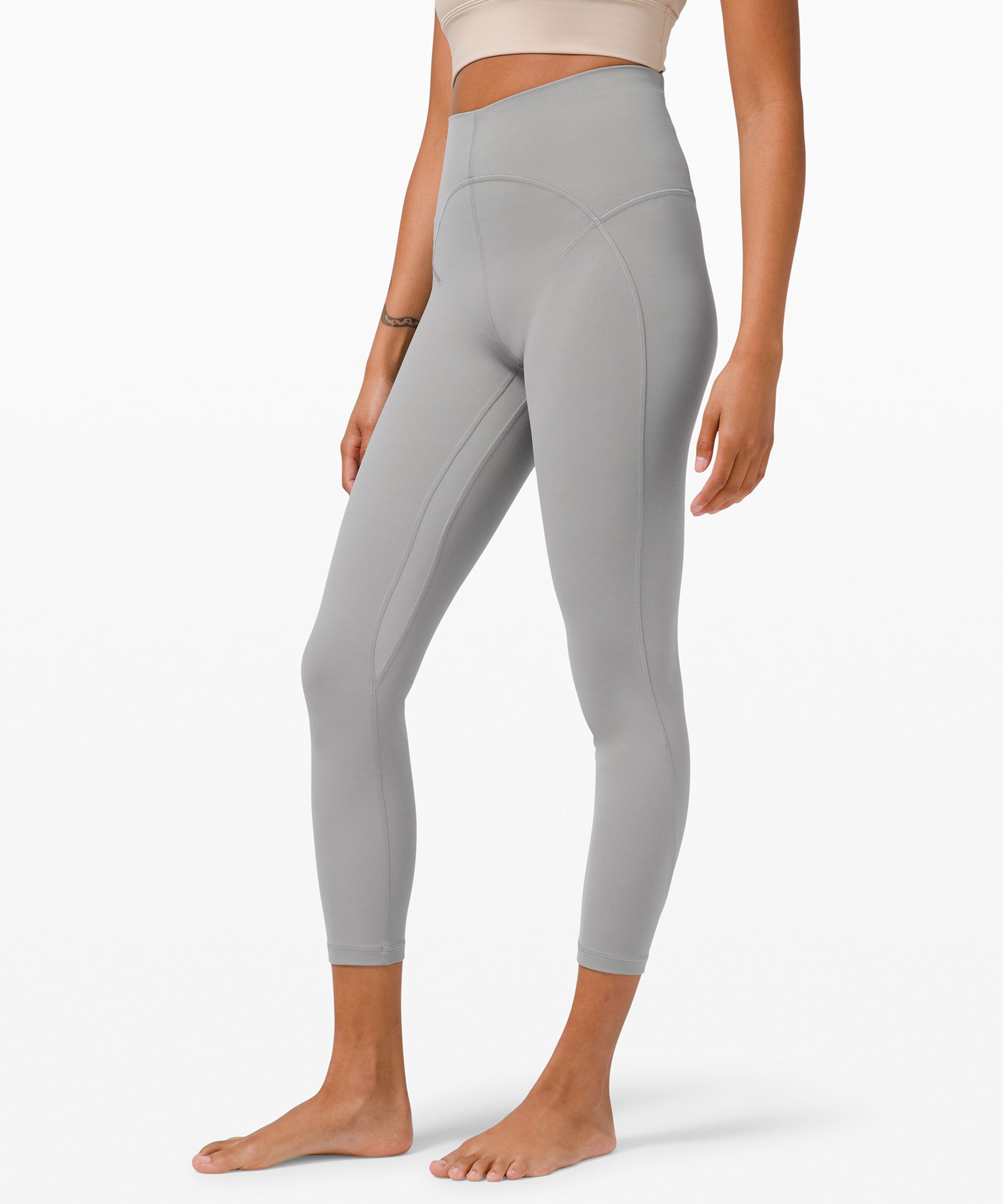 light gray lululemon leggings