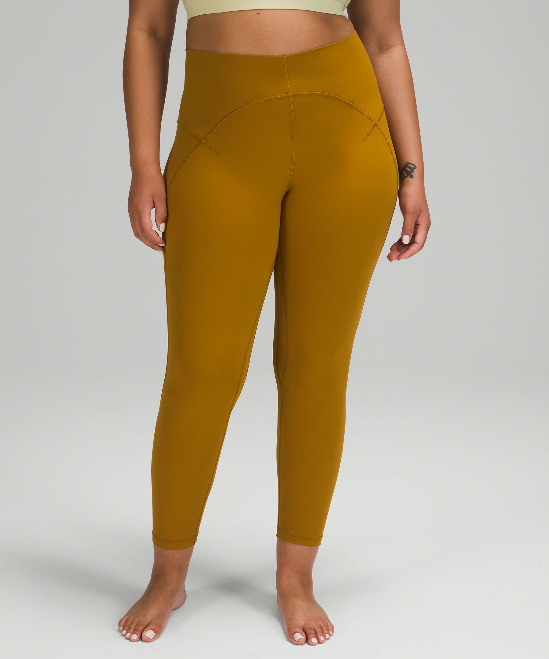 Lululemon Unlimit High-rise Tights 25" In Gold Spice