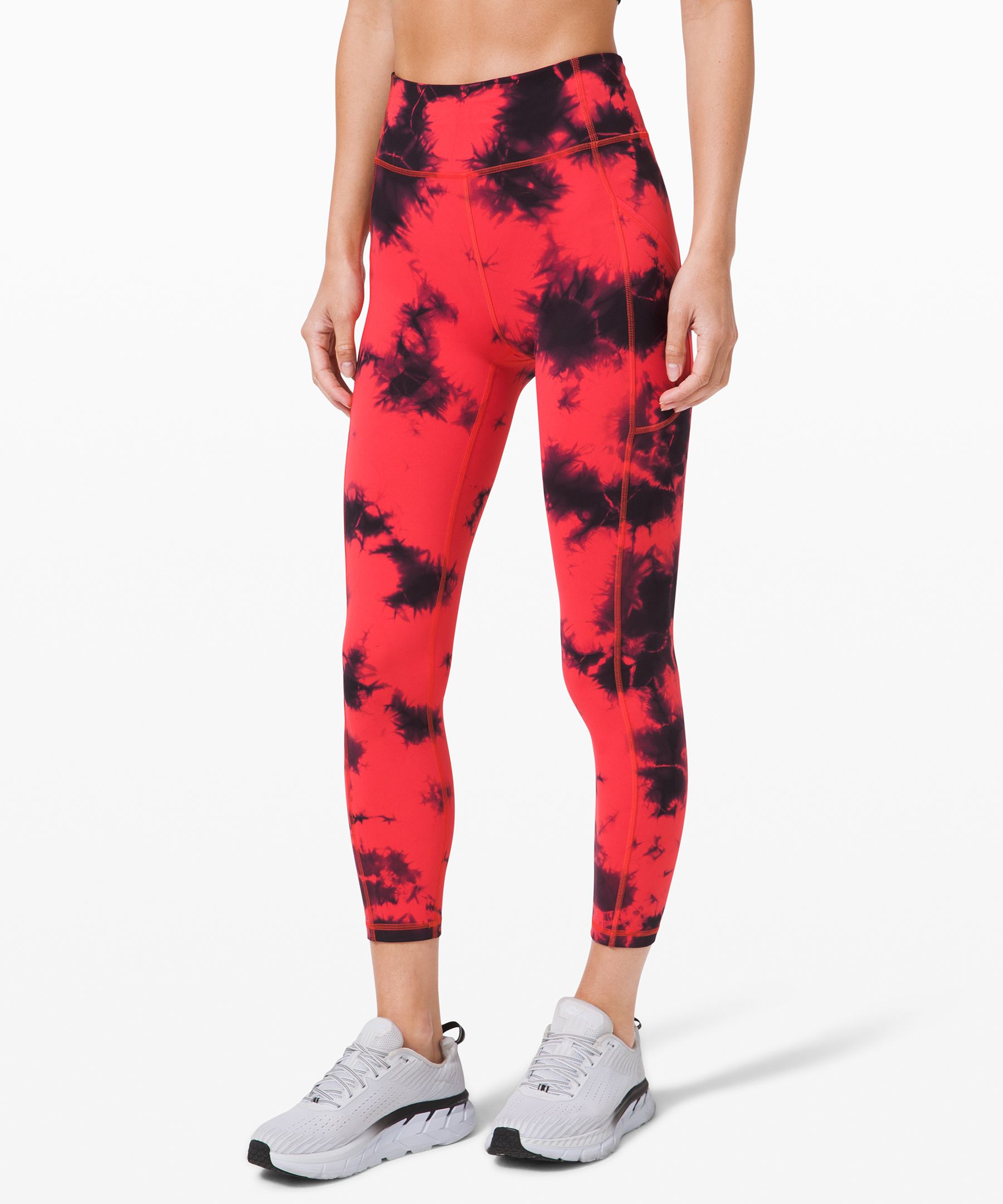 lululemon leggings red