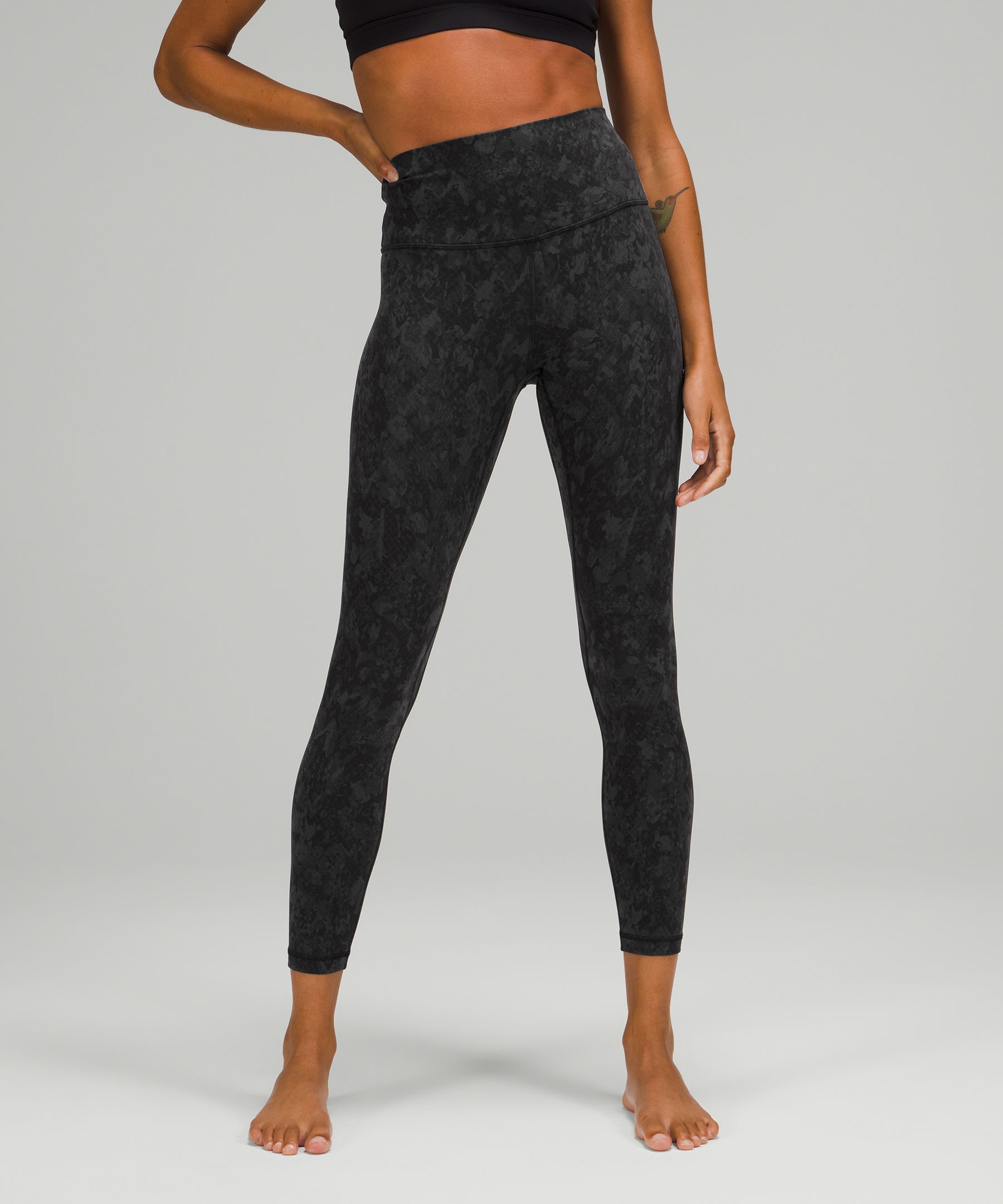 Lululemon Align™ High-rise Pants 25 In Hideaway Camo Deep Coal