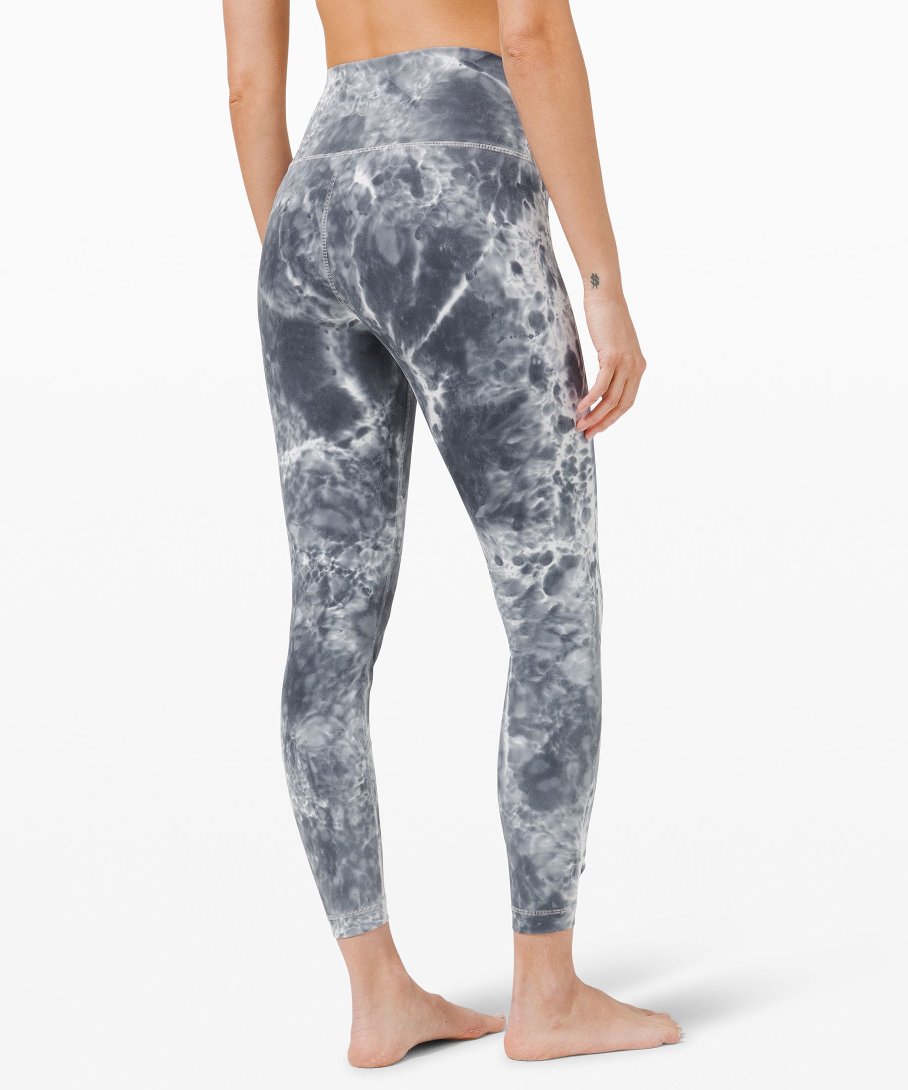 Lululemon Wunder Under tie Dye Leggings