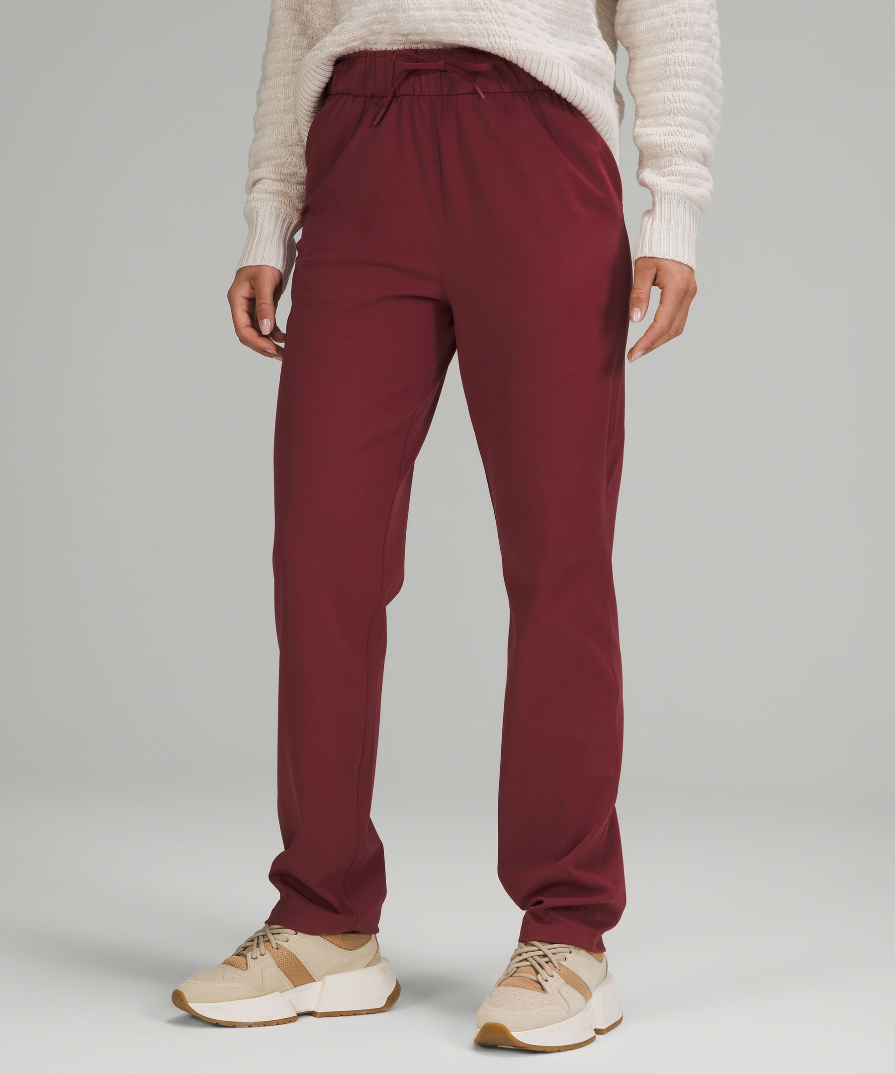 Lululemon Stretch High-rise Pants In Mulled Wine