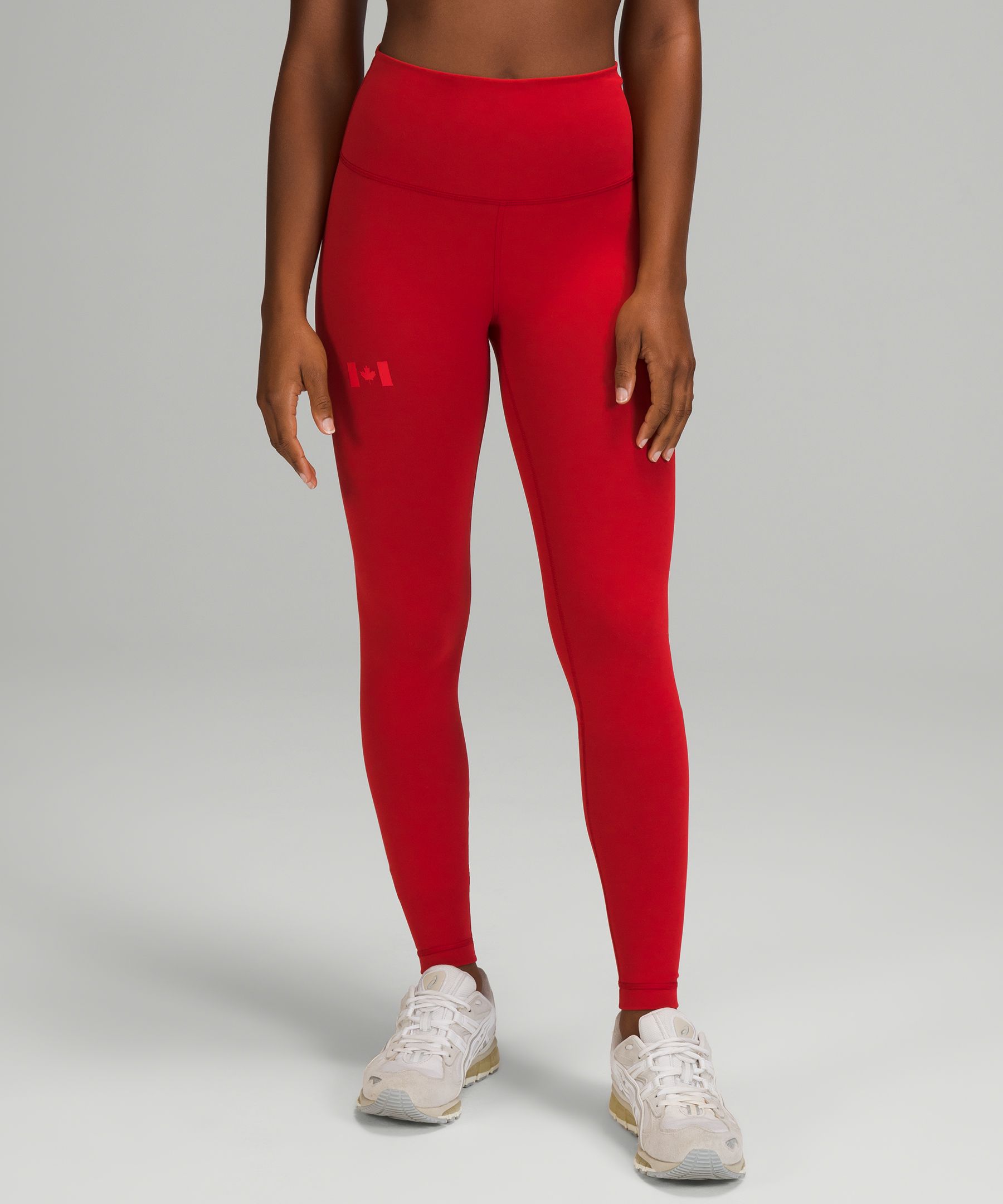 Lululemon Team Canada Wunder Train High-rise Tights 28 Coc Logo