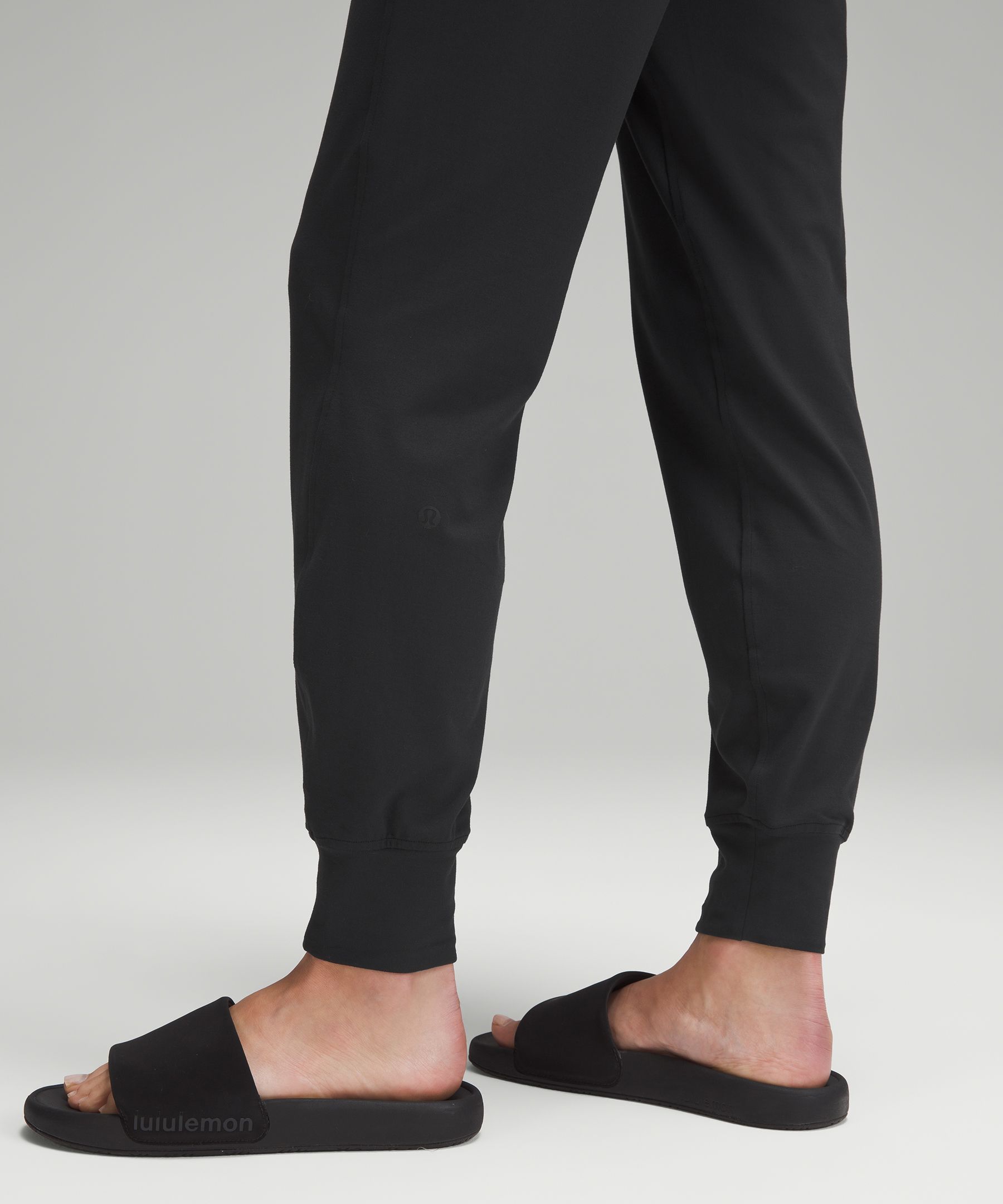 Lululemon Ready to Rulu Fleece Jogger - Heathered Black - lulu fanatics