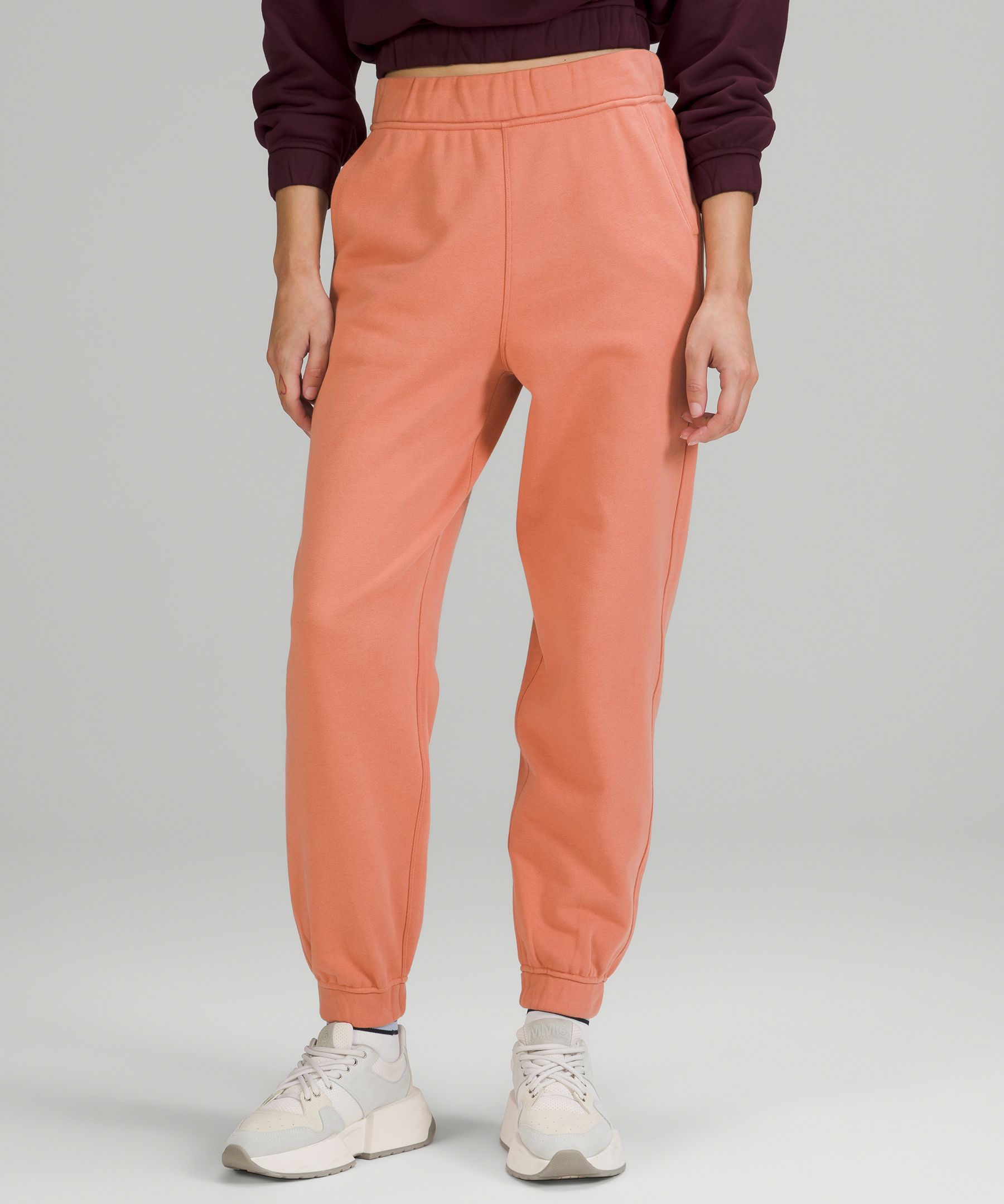 Lululemon Relaxed High-rise Joggers In Canyon Orange