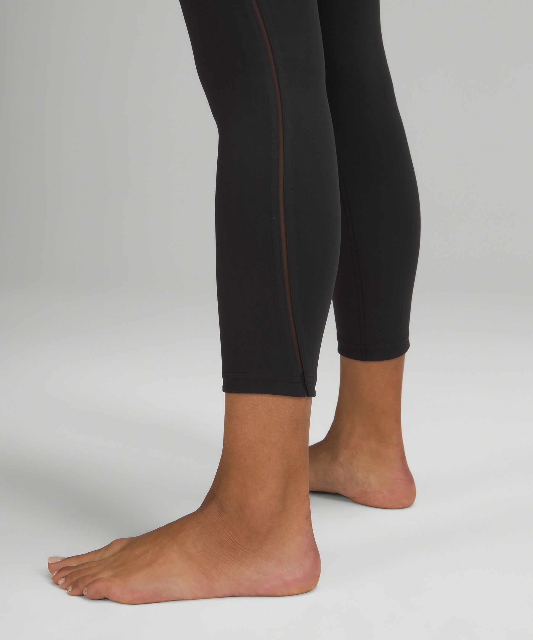 Lululemon new yoga women's pants mesh panels breathable high waist