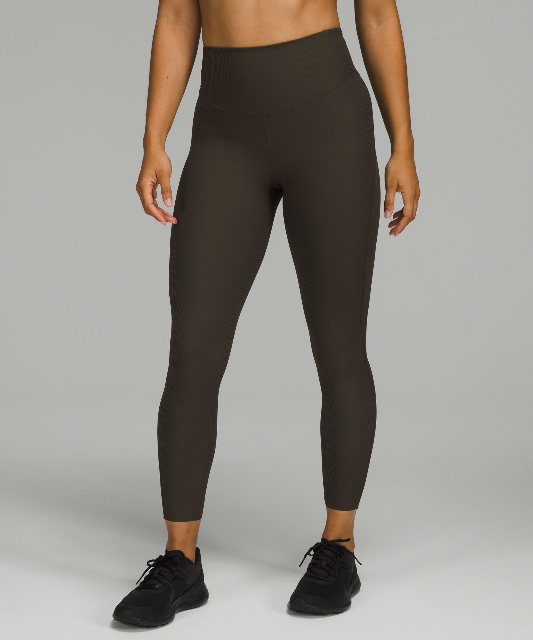 Base Pace High-Rise Tight 25 *Two-Tone Ribbed