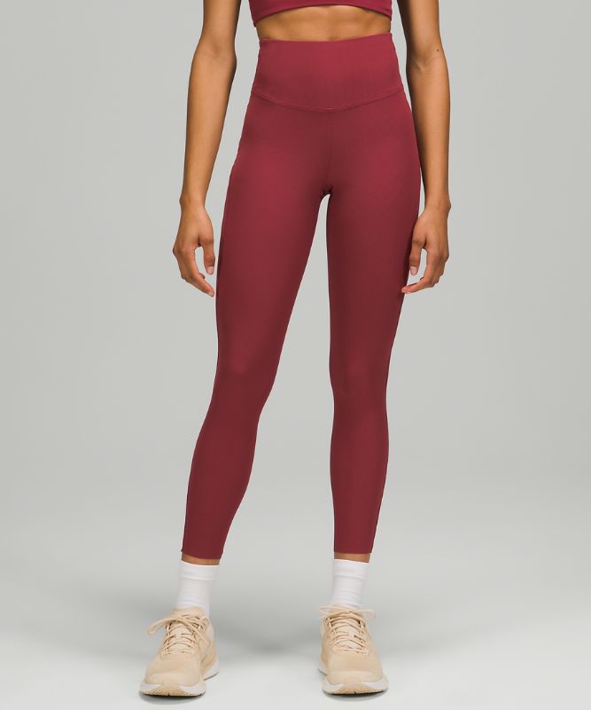 Base Pace High-Rise Tight 25" Ribbed