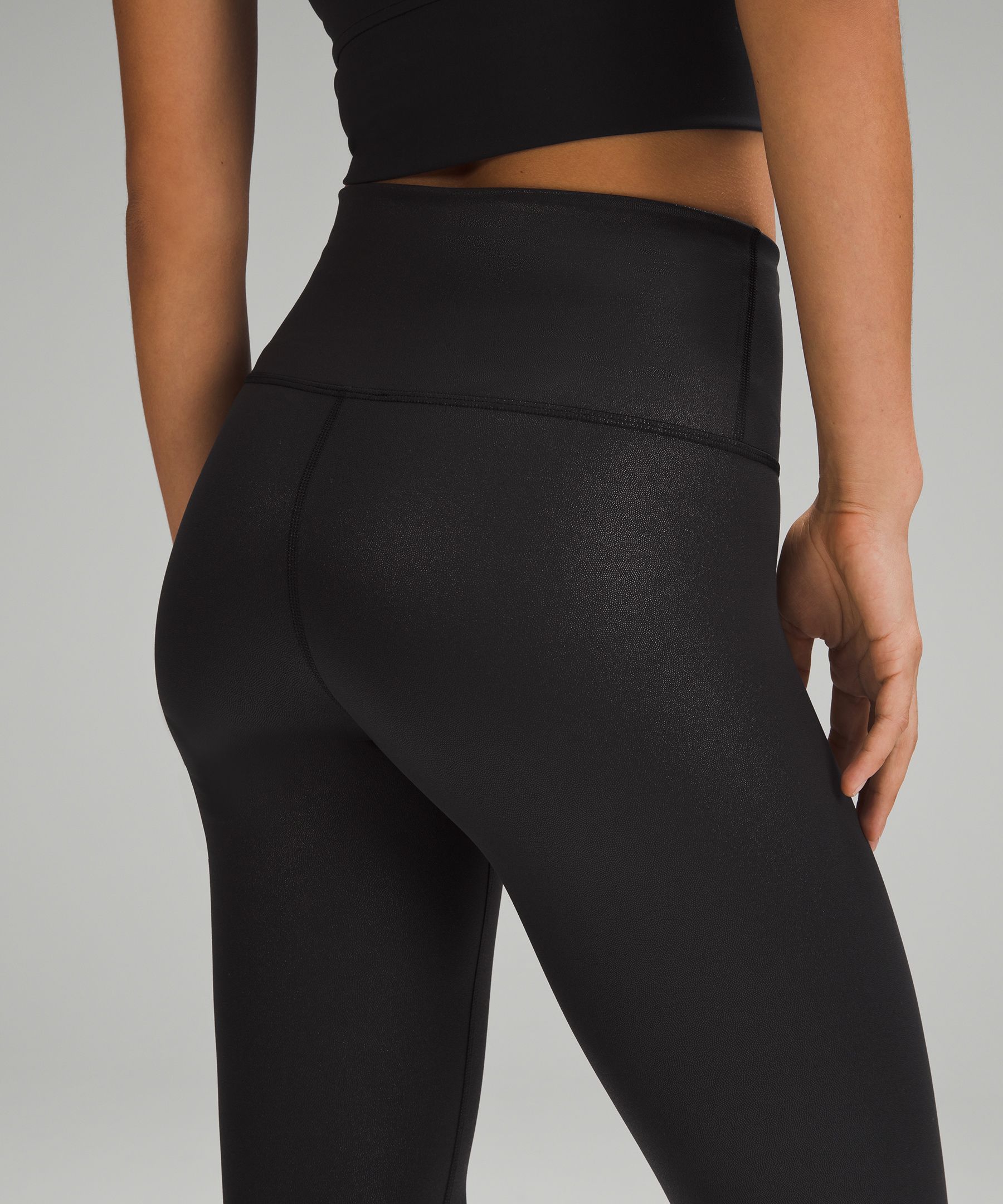 Lululemon Wunder Train HR Tight 25 Size 2 Foil Flourish Black Iridescent  54833 