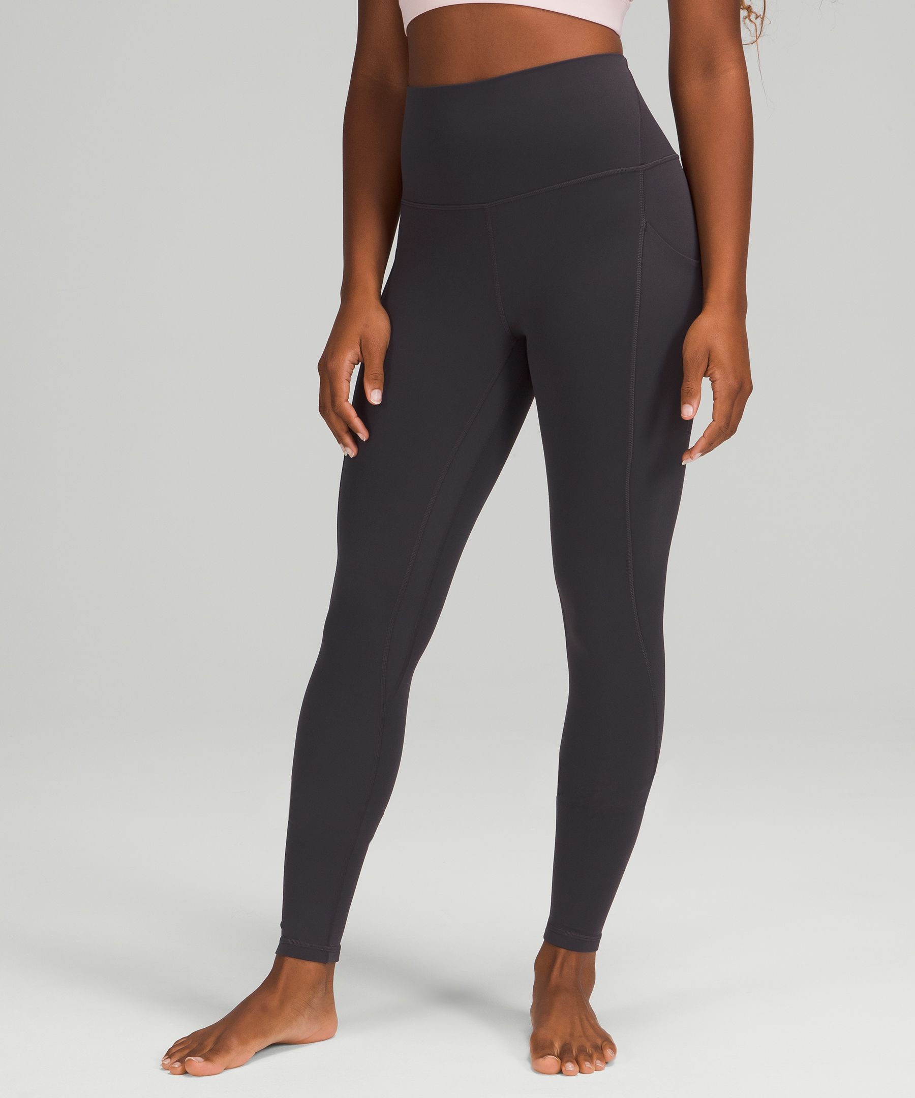 Lululemon Align™ High-rise Pants With Pockets 28" In Black Granite